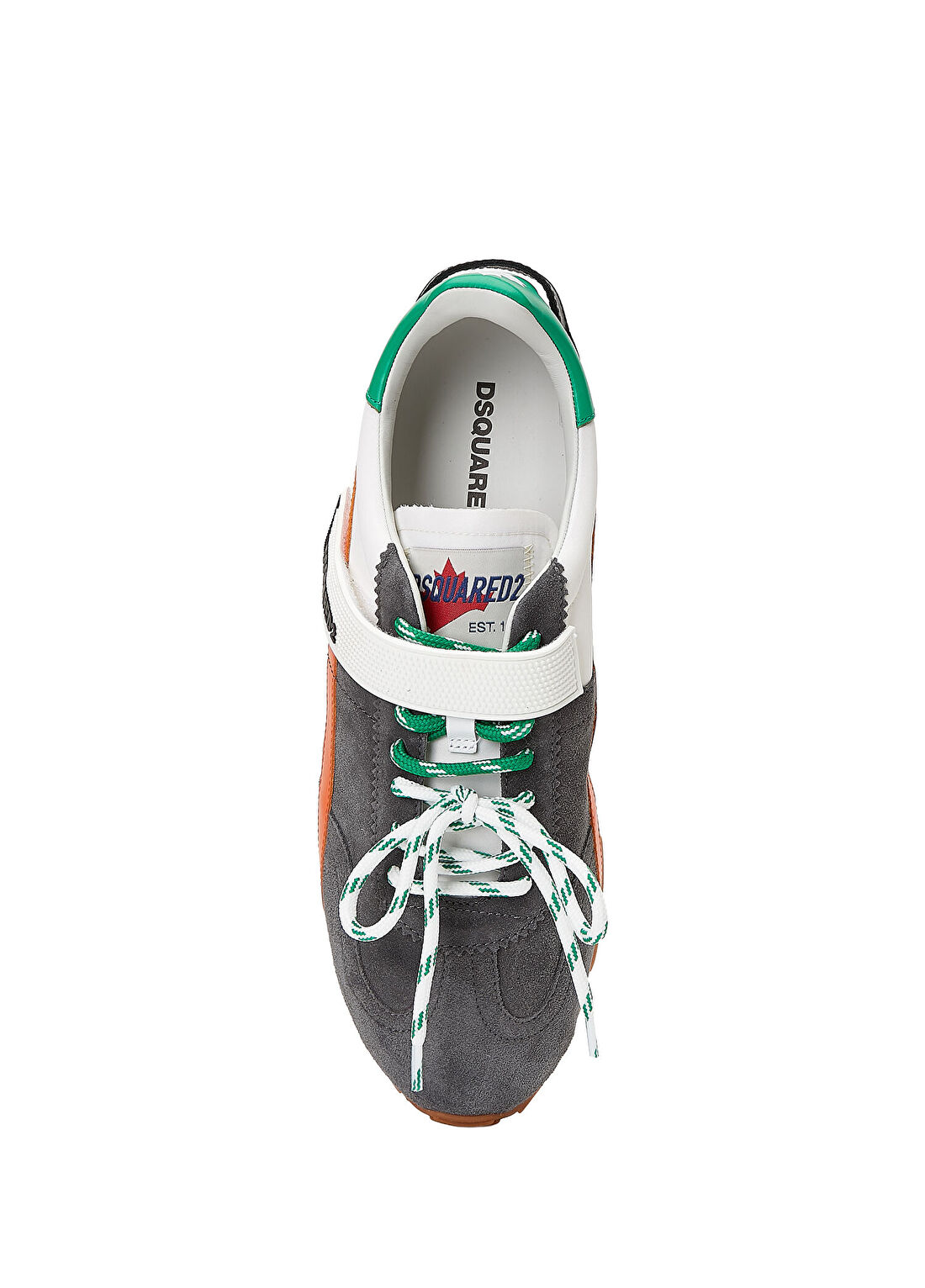 Dsquared2 DC-642 Beyaz Gri Erkek Deri Sneaker görsel 4