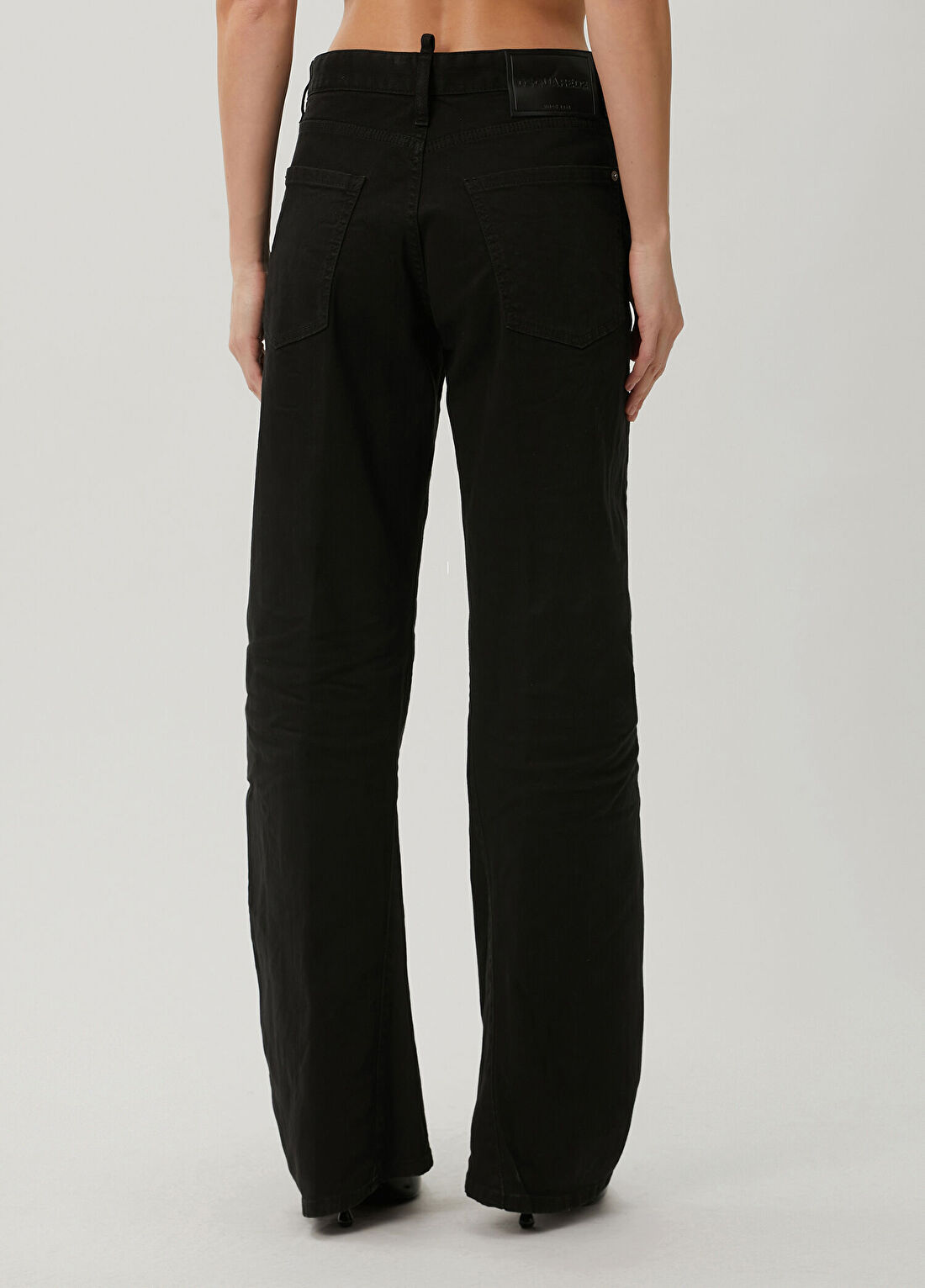 Dsquared2 Loose Twst Siyah Jean Pantolon görsel 4
