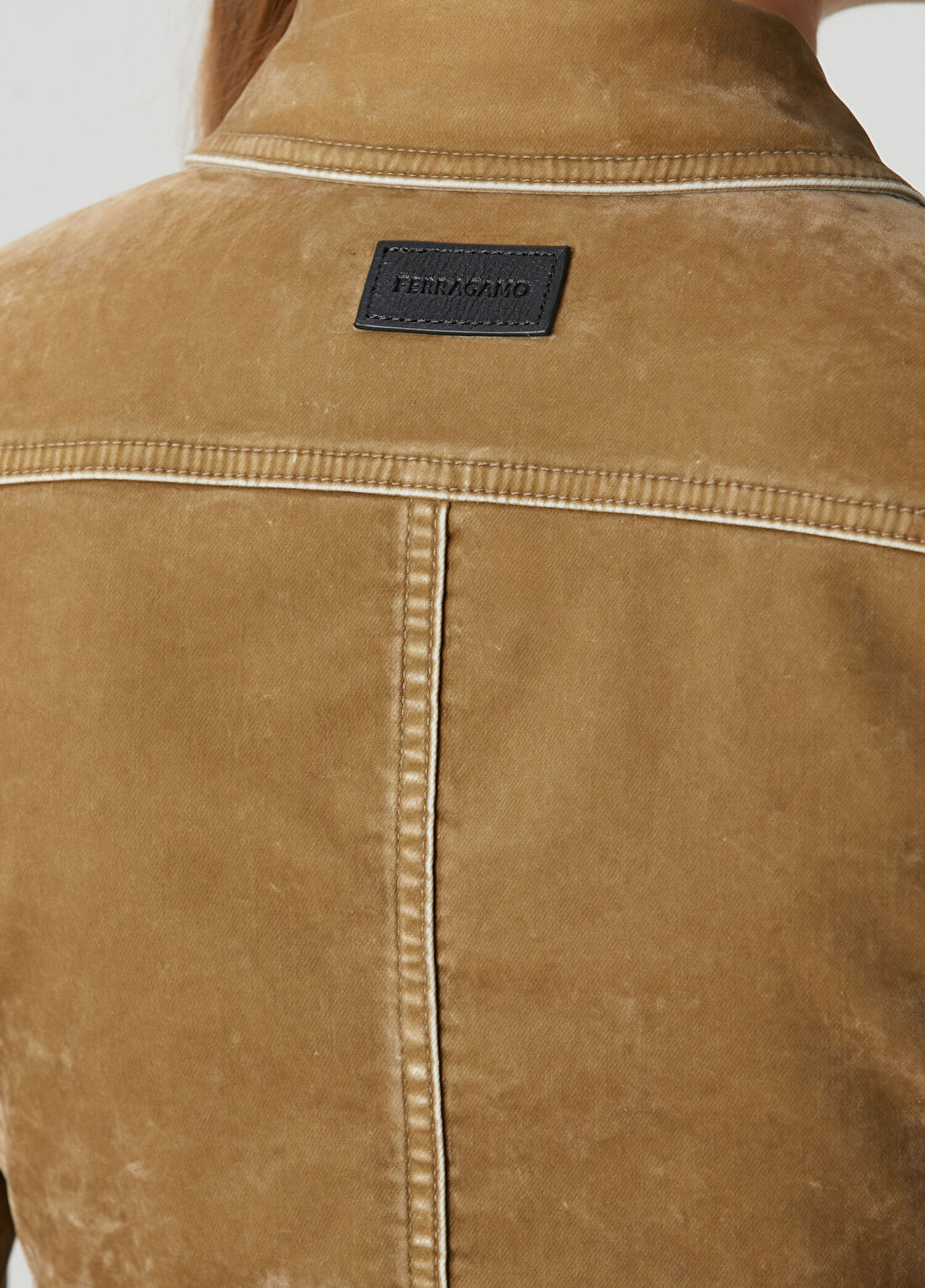 Ferragamo Workwear Kahverengi Ceket görsel 4