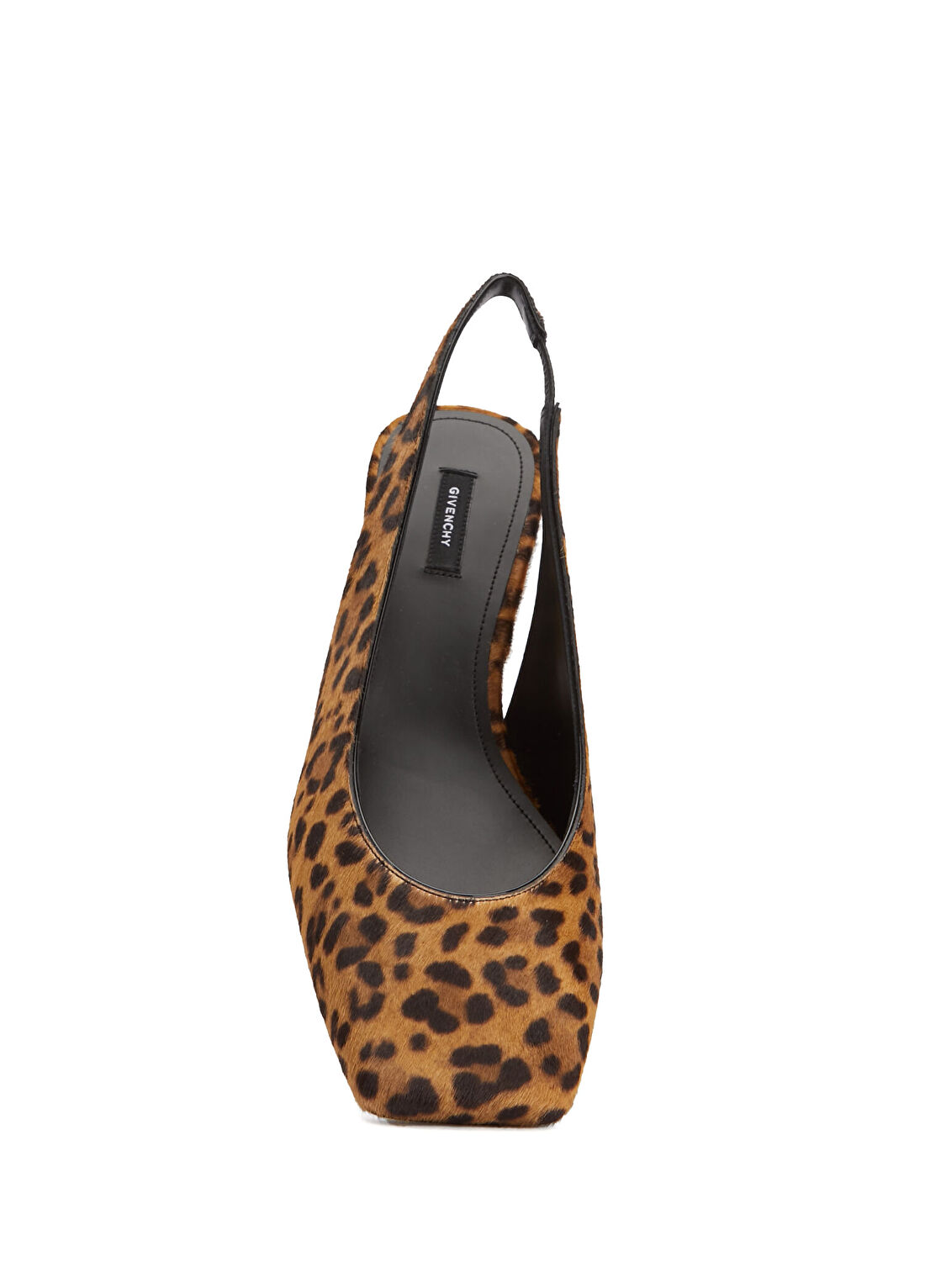 Givenchy Leopar Desenli Deri Topuklu Ayakkabı görsel 4