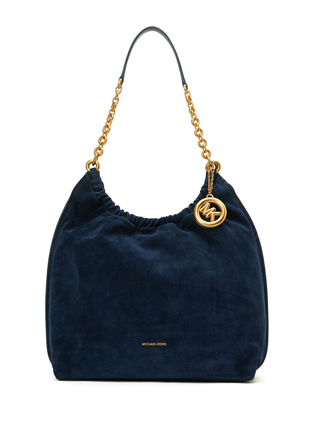 Michael Michael Kors Indie Lacivert Kadın Süet Çanta