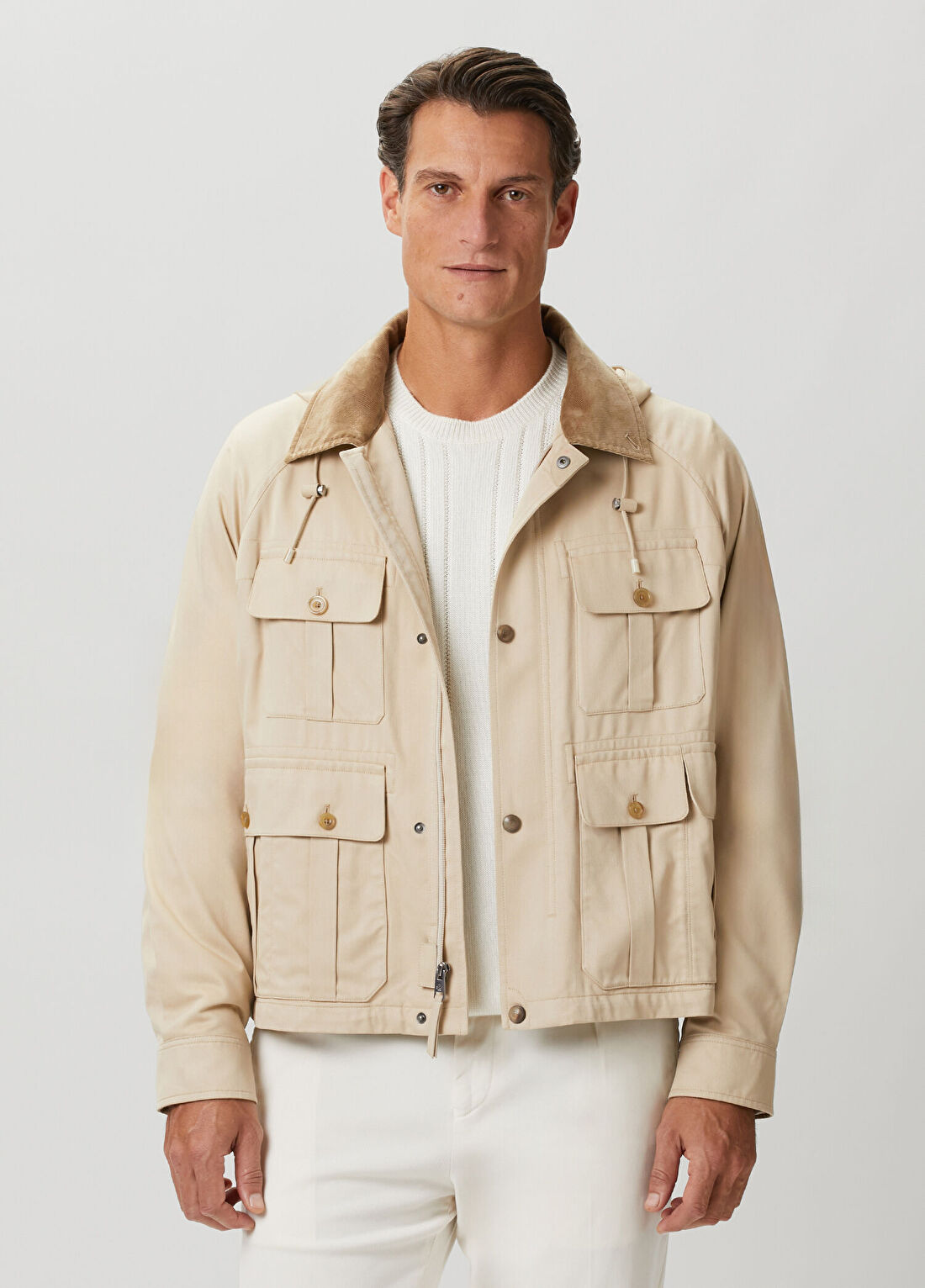 Ralph Lauren Purple Label Bej İpek Ceket