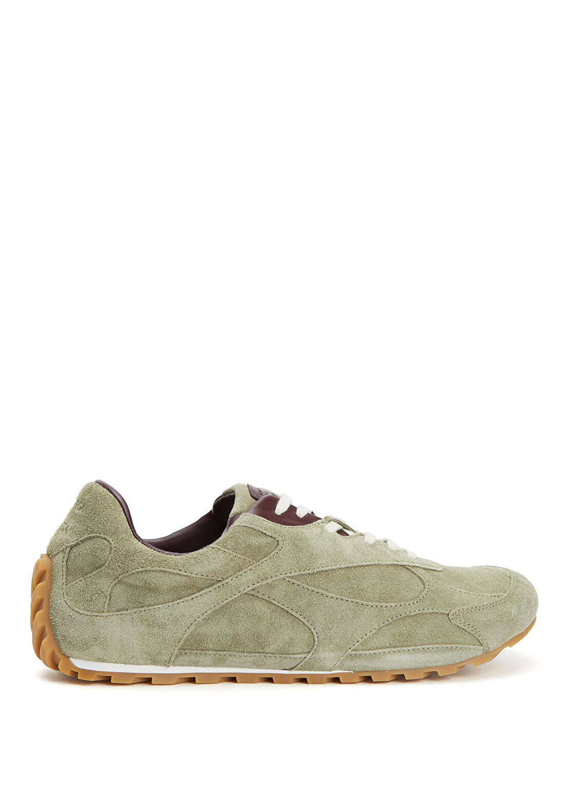 Bottega Veneta Orbit Yeşil Erkek Süet Sneaker