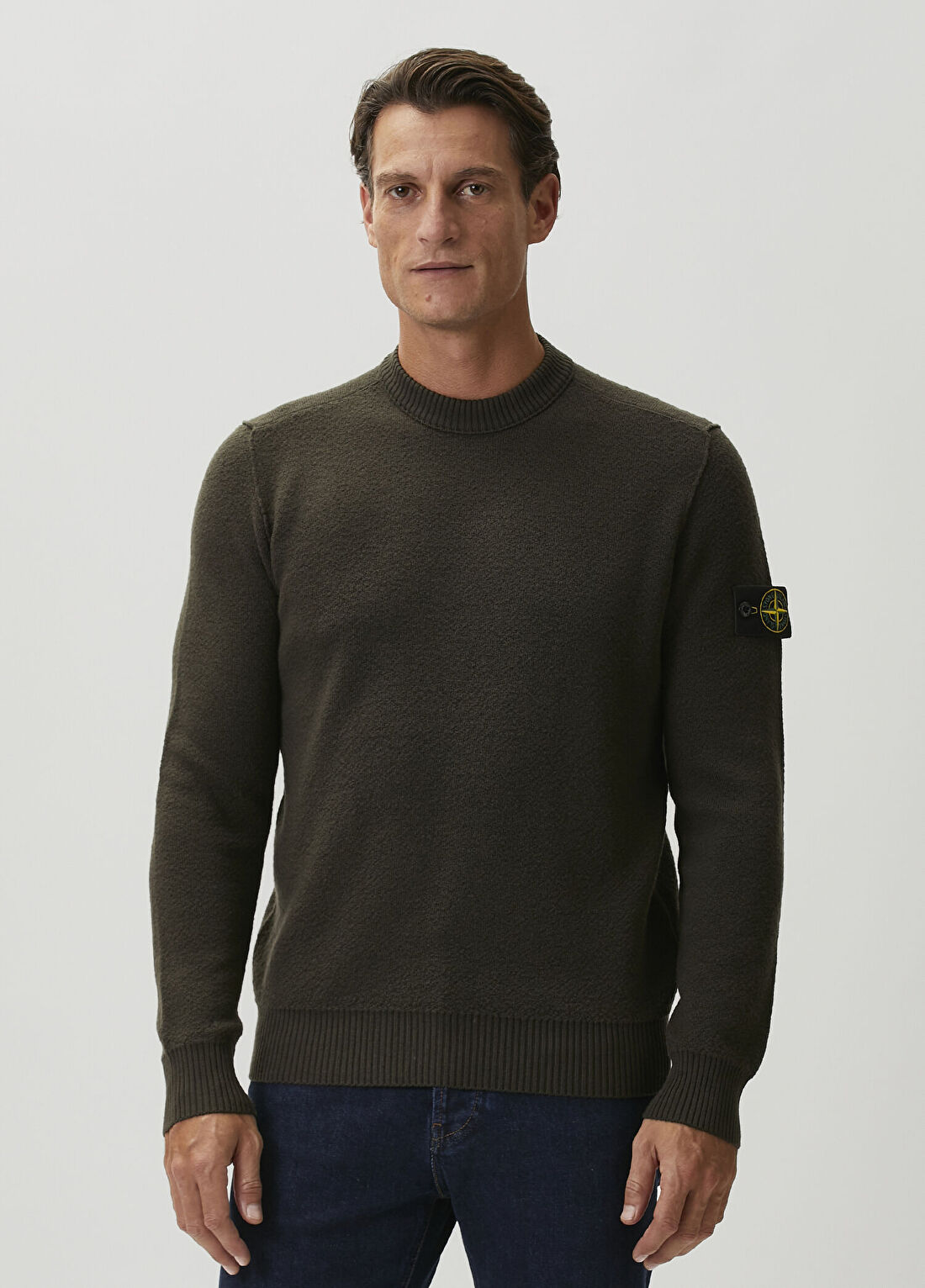 Stone Island Kahverengi Yün Kazak