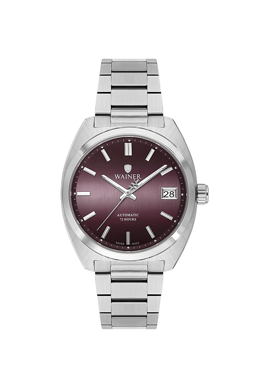 Wainer WA.25650-E Gümüş Metal Erkek Kol Saati