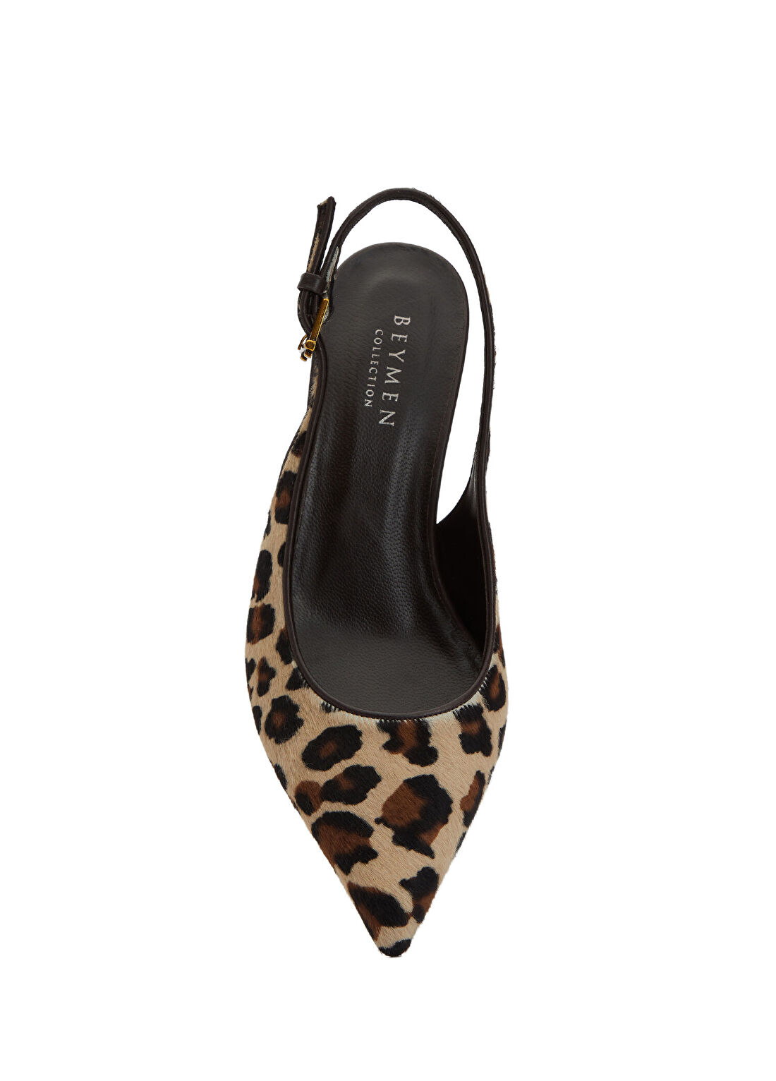 Beymen Collection Essential Leopar Deri Topuklu Ayakkabı görsel 4