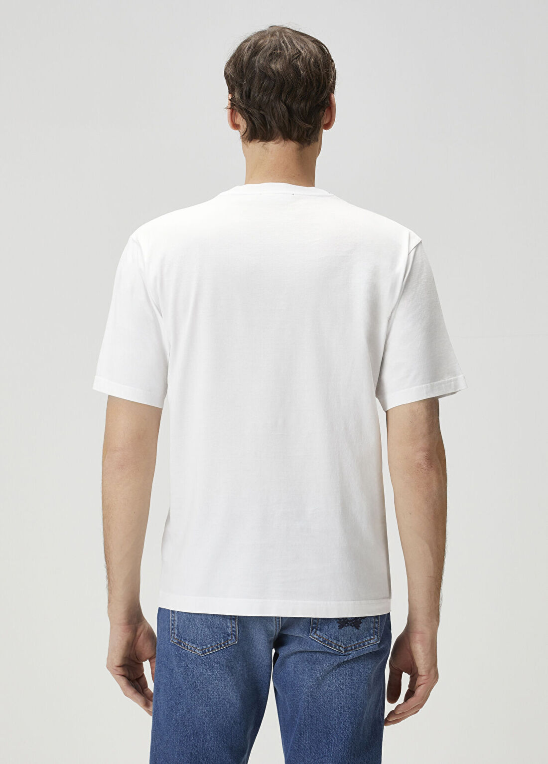 Dolce&Gabbana Beyaz Logo Patchli T-shirt görsel 4