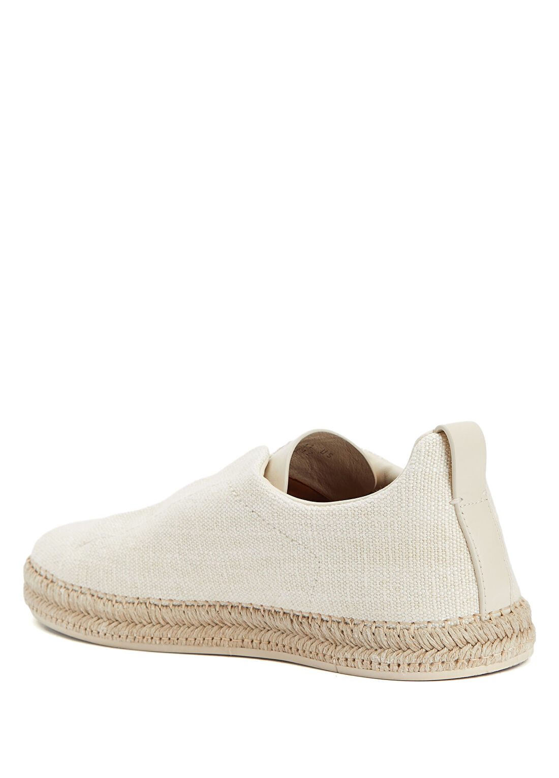 Zegna Triple Stitch Açık Bej Erkek Sneaker görsel 3