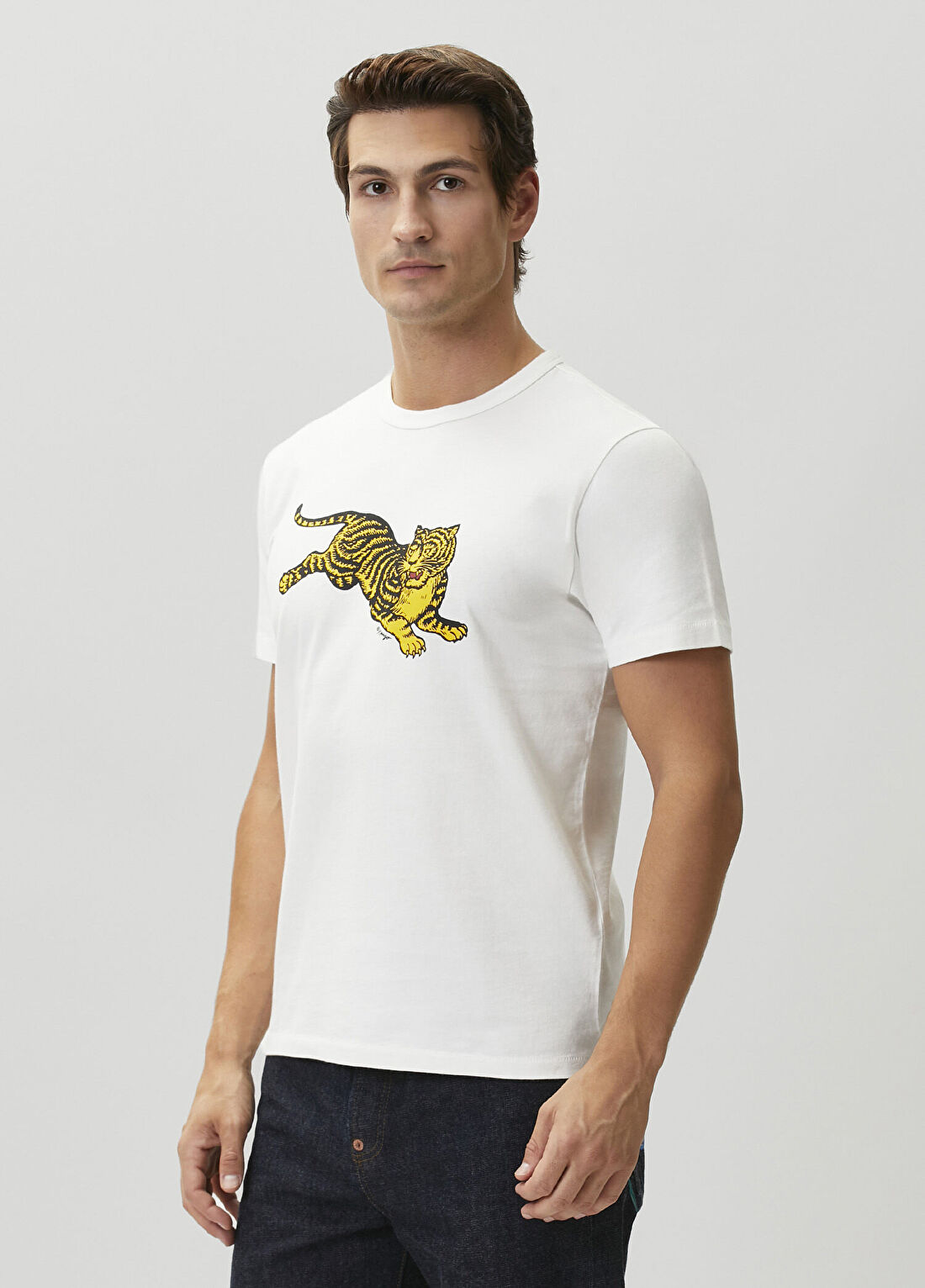 Kenzo Kırık Beyaz T-shirt görsel 3