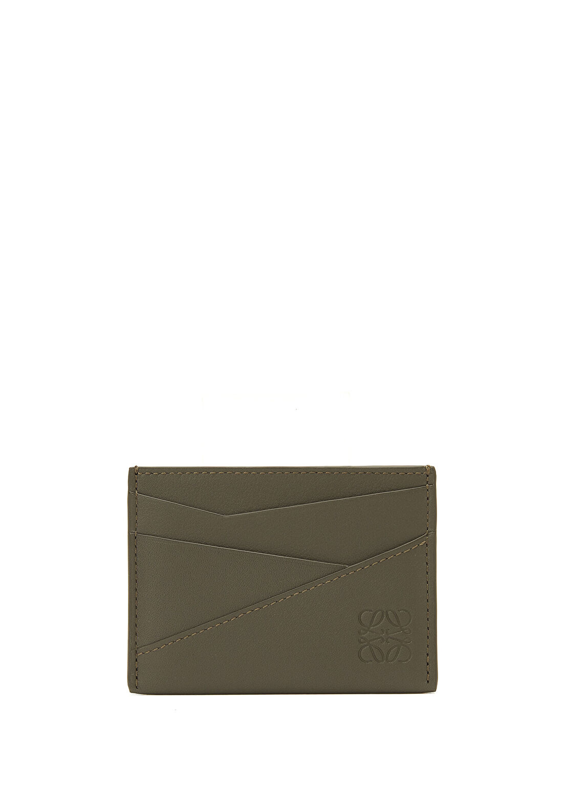 Loewe Puzzle Haki Erkek Deri Kartlık