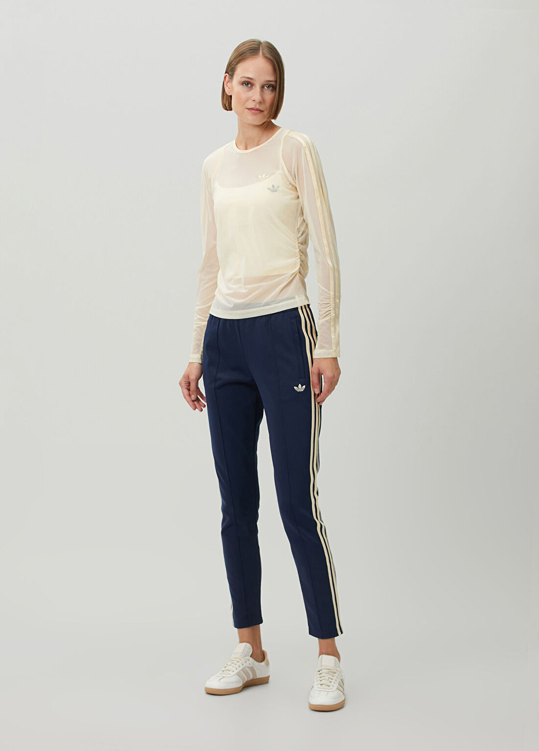Adidas Originals Vanilya Uzun Kol Spor Üst görsel 2