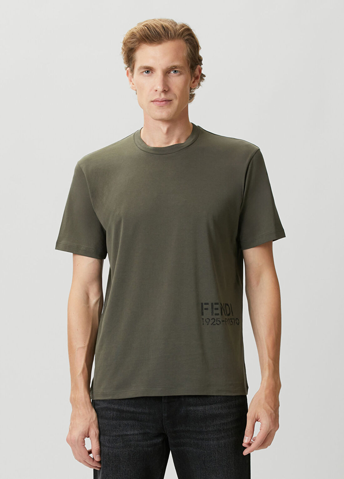 Fendi Haki T-shirt