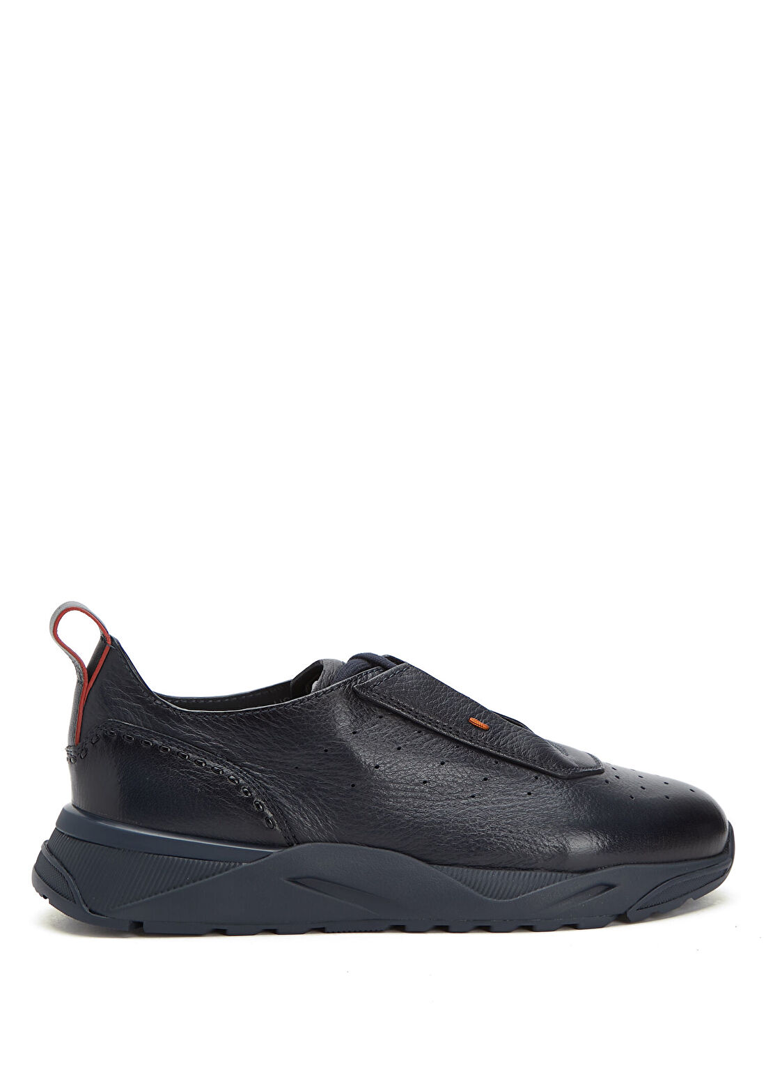 Santoni Sport Innova Mavi Erkek Deri Sneaker