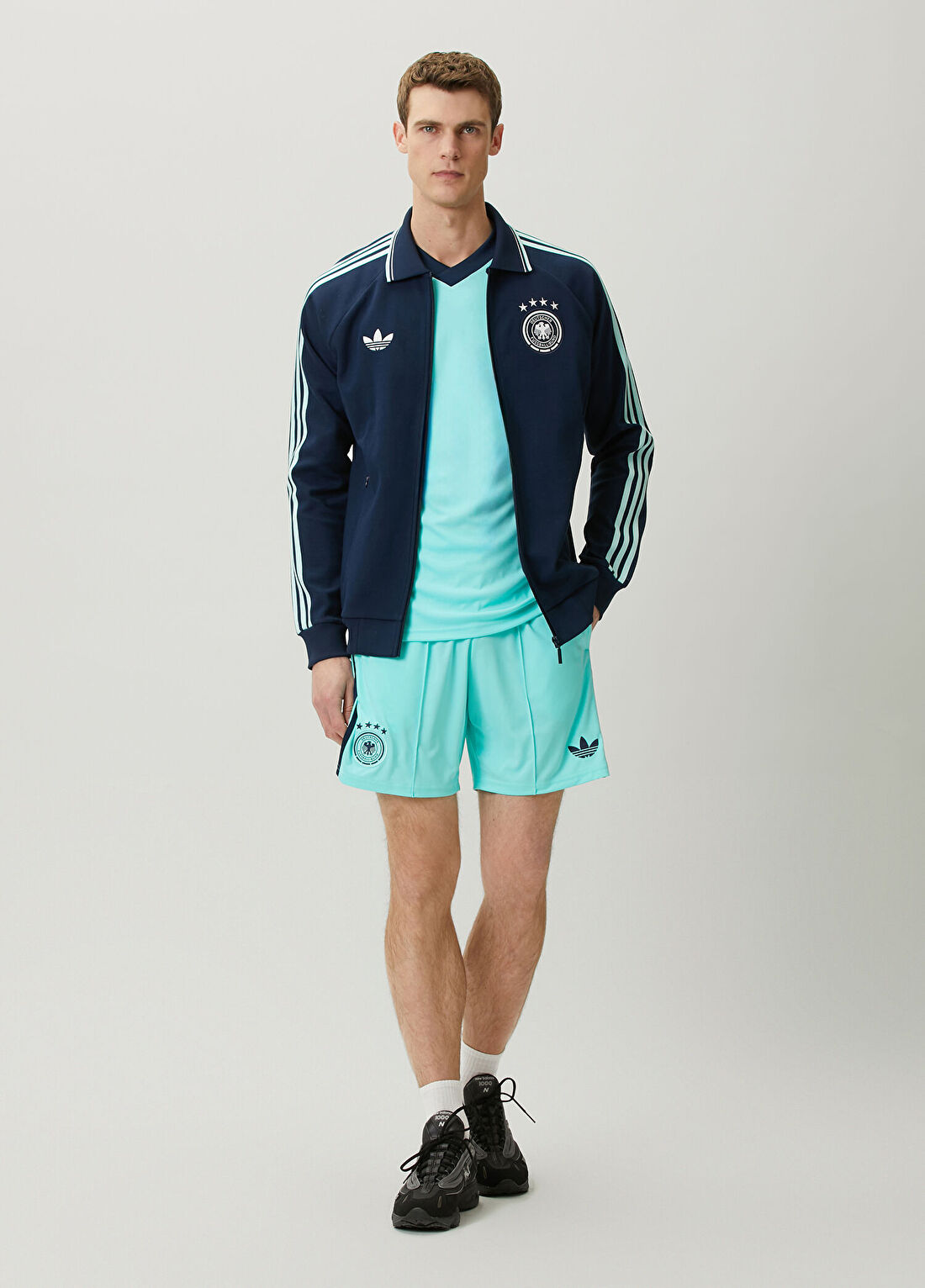 Adidas Almanya 26 Deplasman Maç Öncesi Forması görsel 2