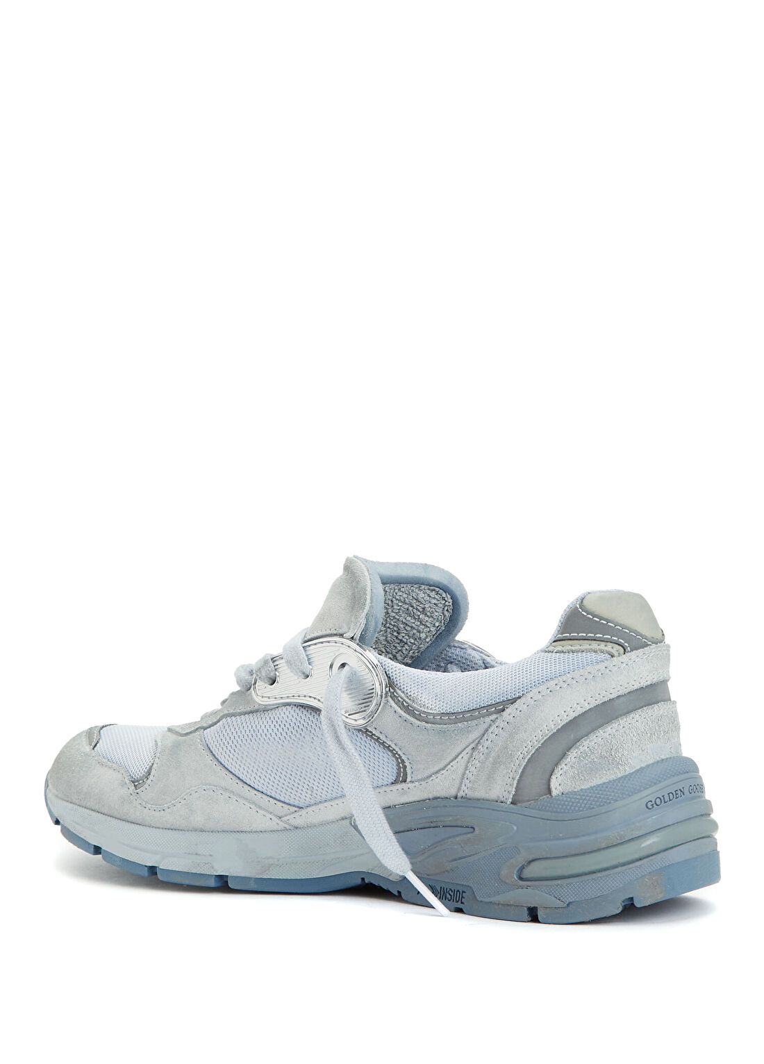 Golden Goose Mavi Kadın Deri Sneaker görsel 3