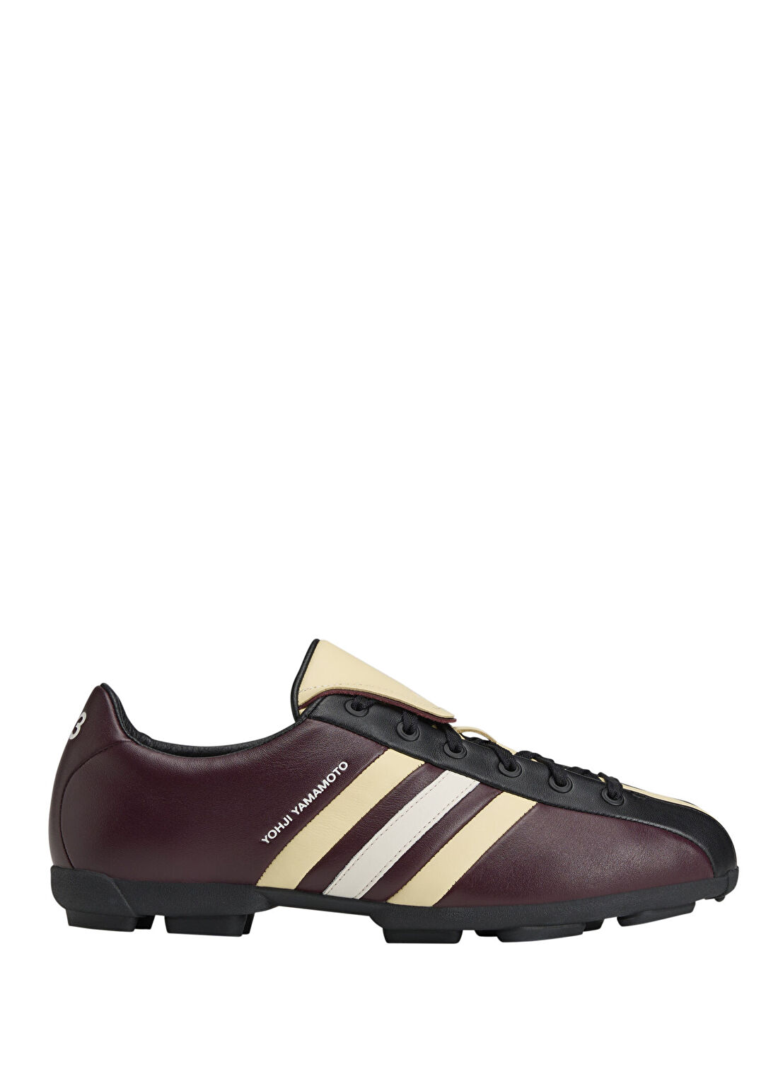 Y-3 Field Bordo Erkek Deri Sneaker