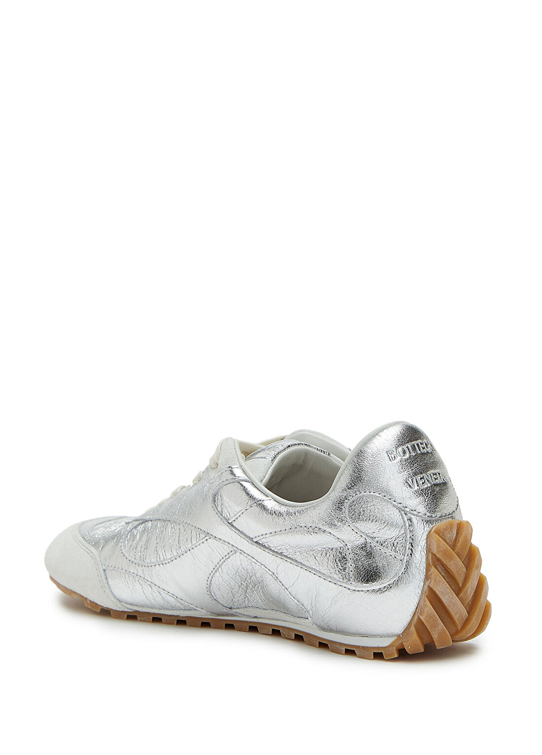 Bottega Veneta Silver Kadın Deri Sneaker görsel 3