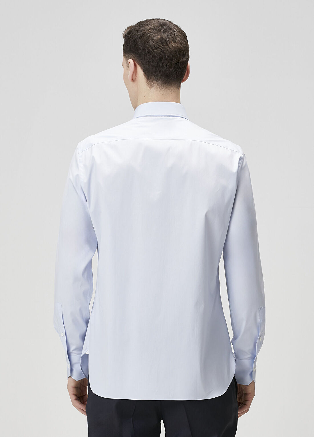 Zegna Mavi Gömlek görsel 4