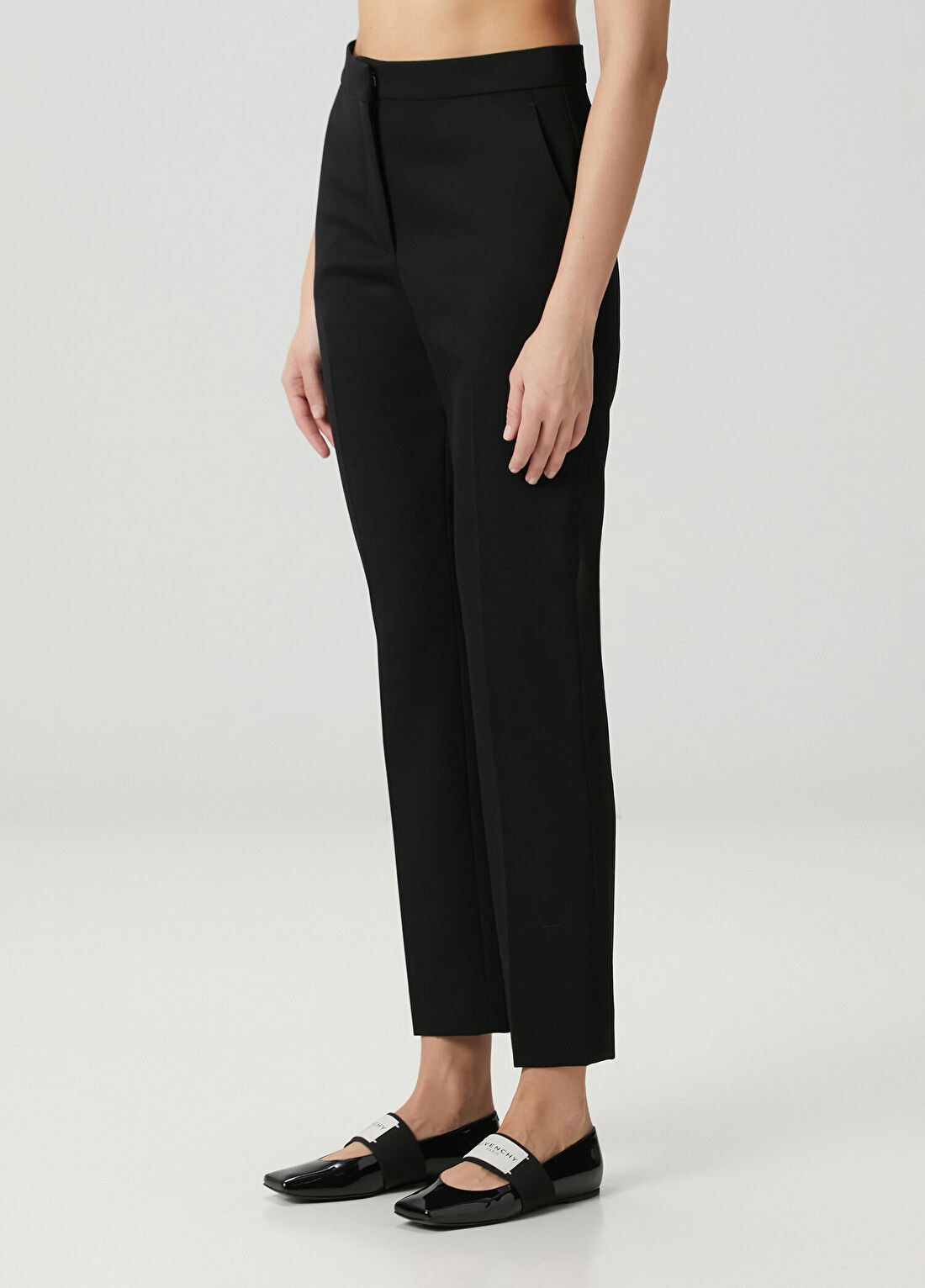 Givenchy Slim Fit Siyah Yün Pantolon görsel 2