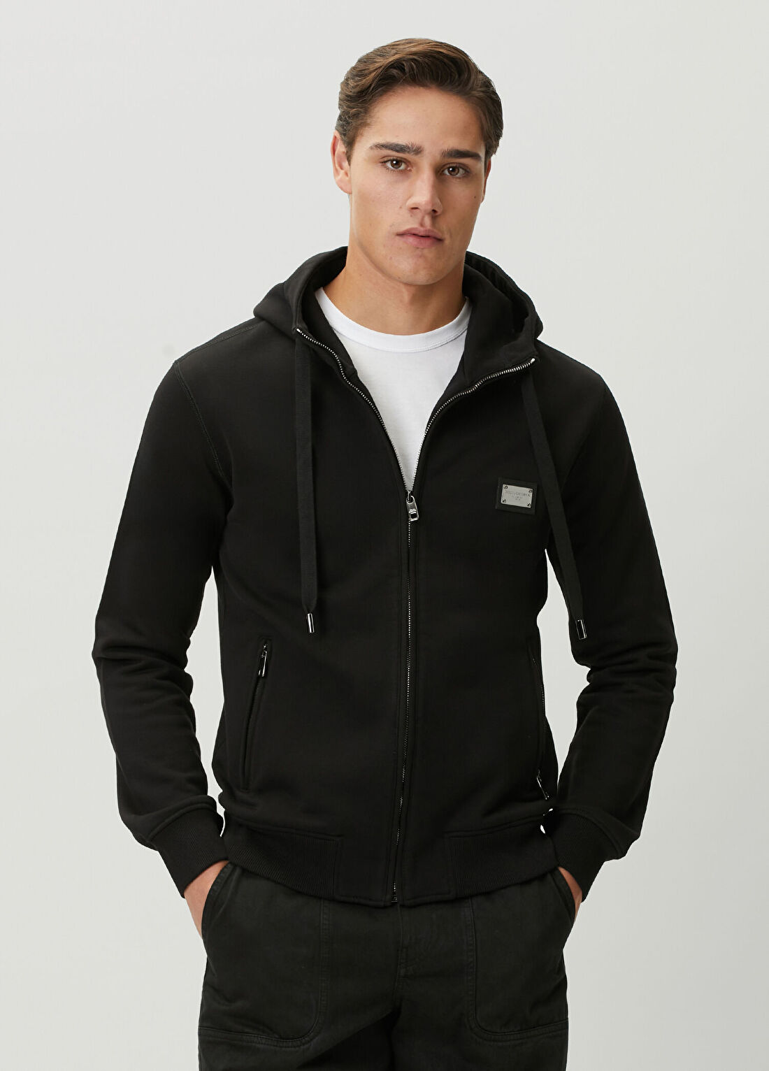 Dolce&Gabbana Siyah Kapüşonlu Sweatshirt