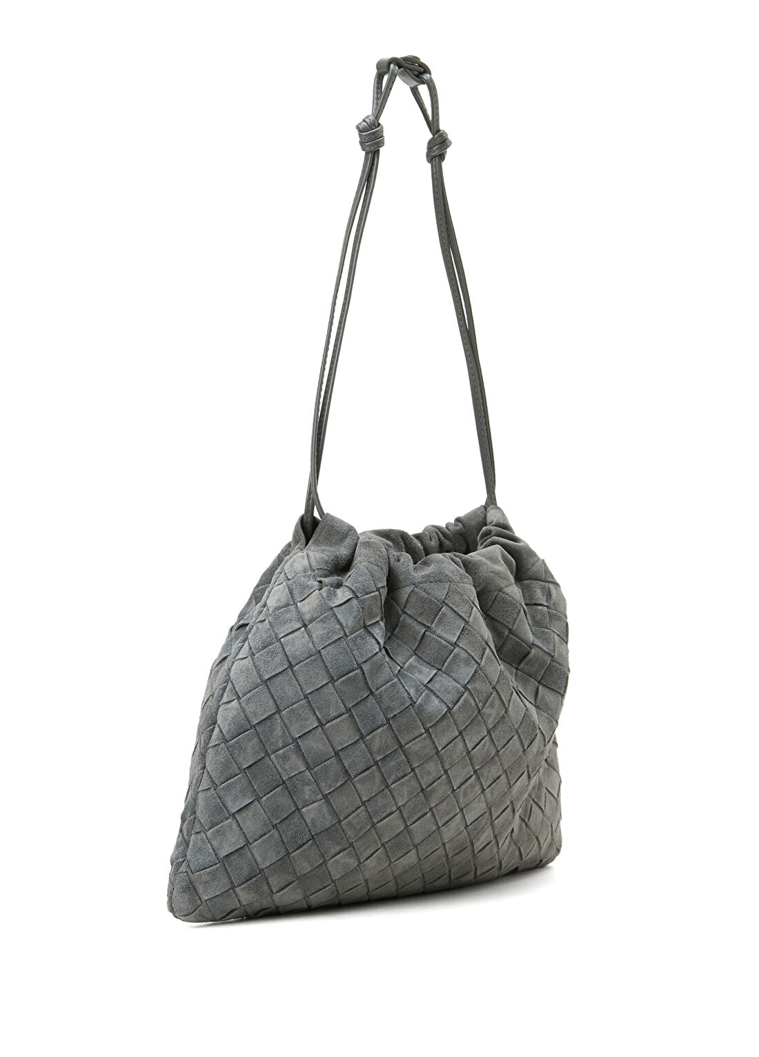 Bottega Veneta Gri Kadın Süet Çanta görsel 3