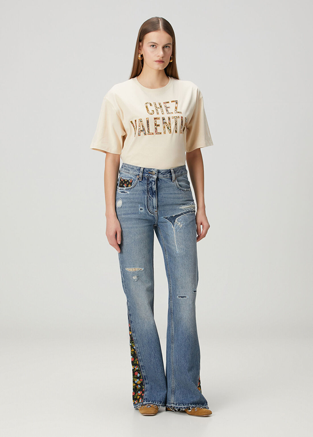 Valentino Mavi Jean Pantolon