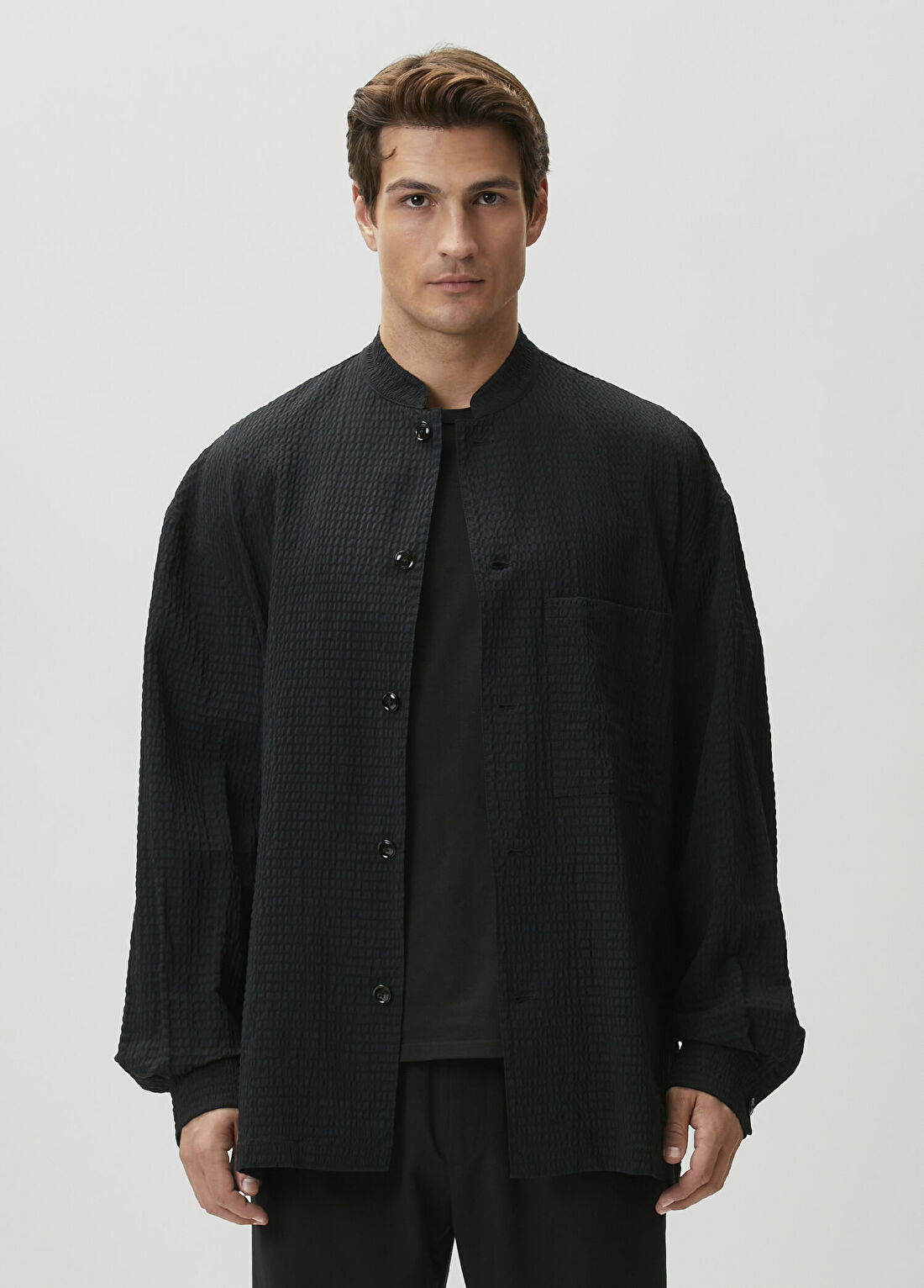 Giorgio Armani Lacivert Dış Gömlek