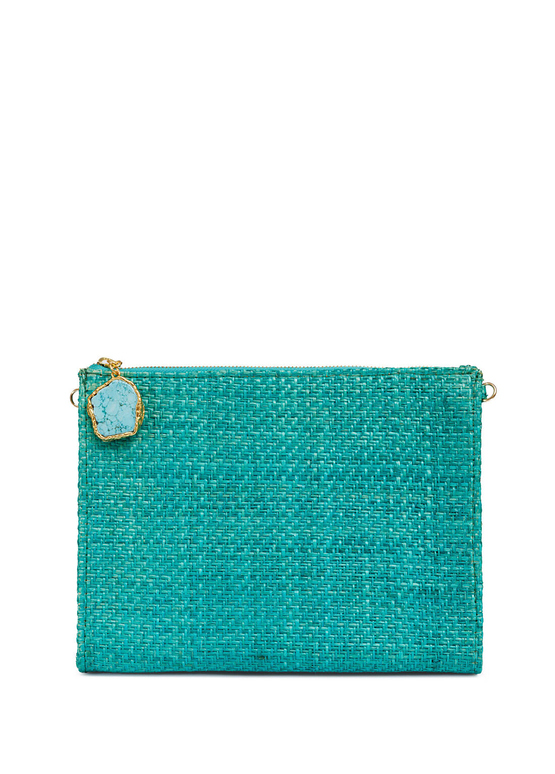 Bago Myra Turquoise Akik Taşlı Kadın El Çantası