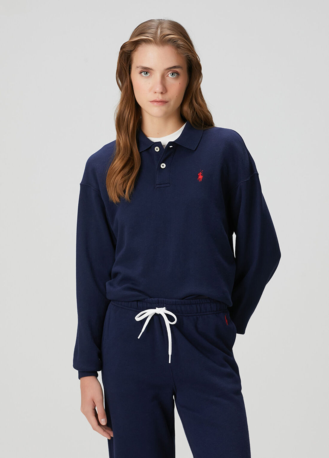 Polo Ralph Lauren Lacivert Polo Sweatshirt görsel 3
