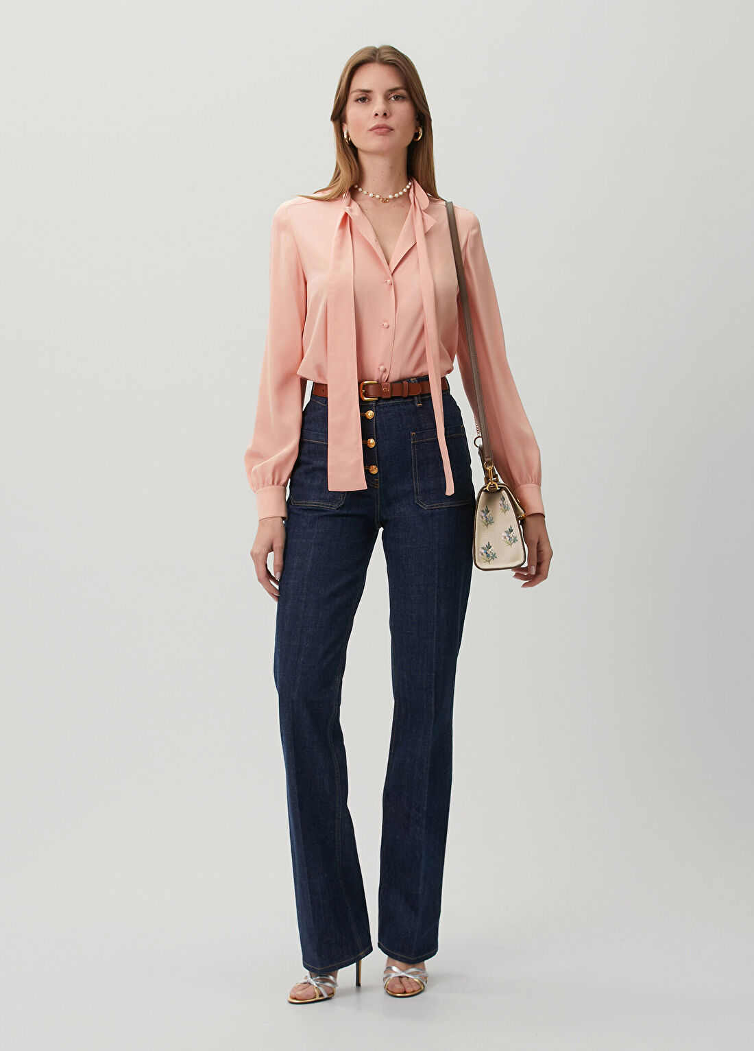 Valentino Lacivert Jean Pantolon