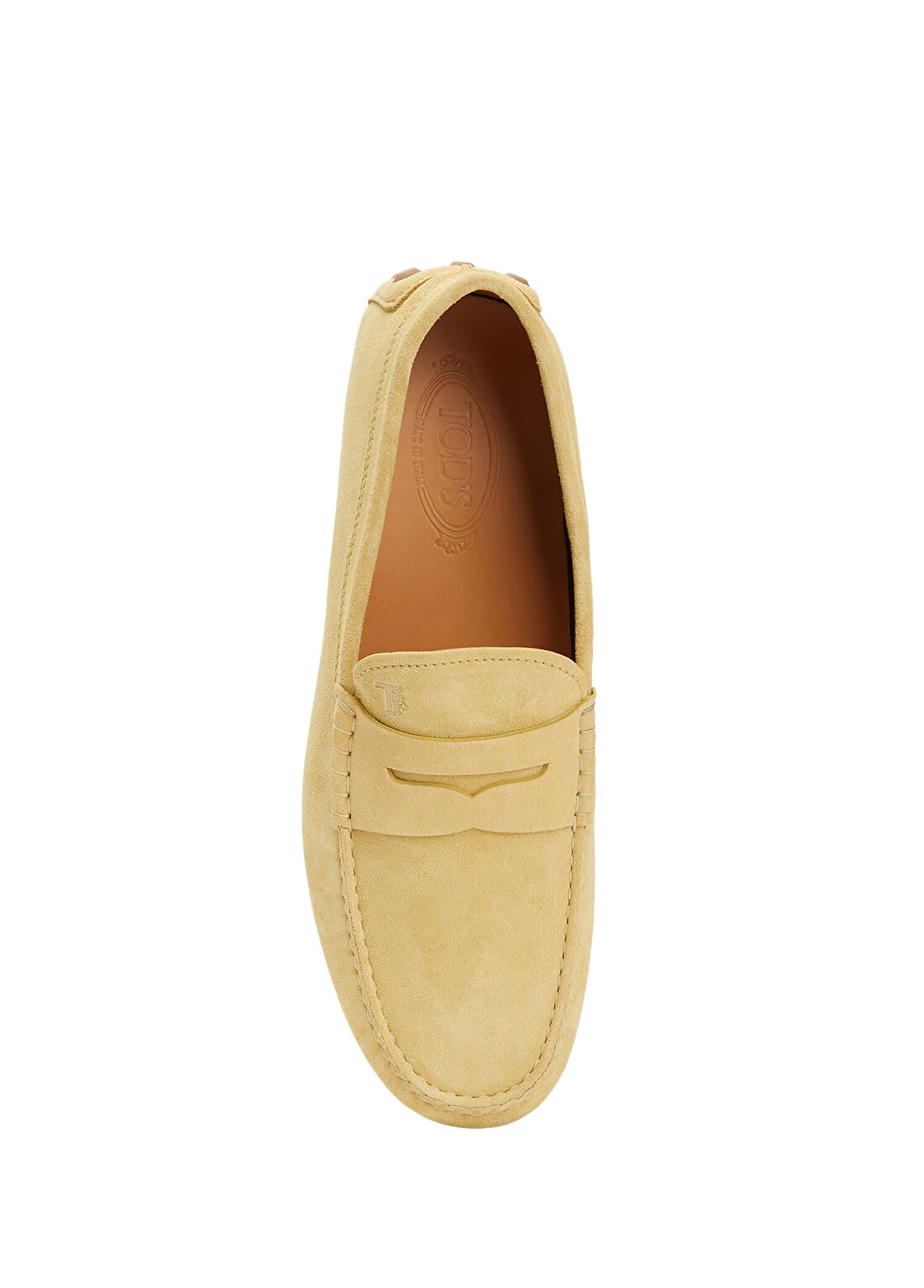 Tod's Sarı Erkek Deri Driver görsel 4