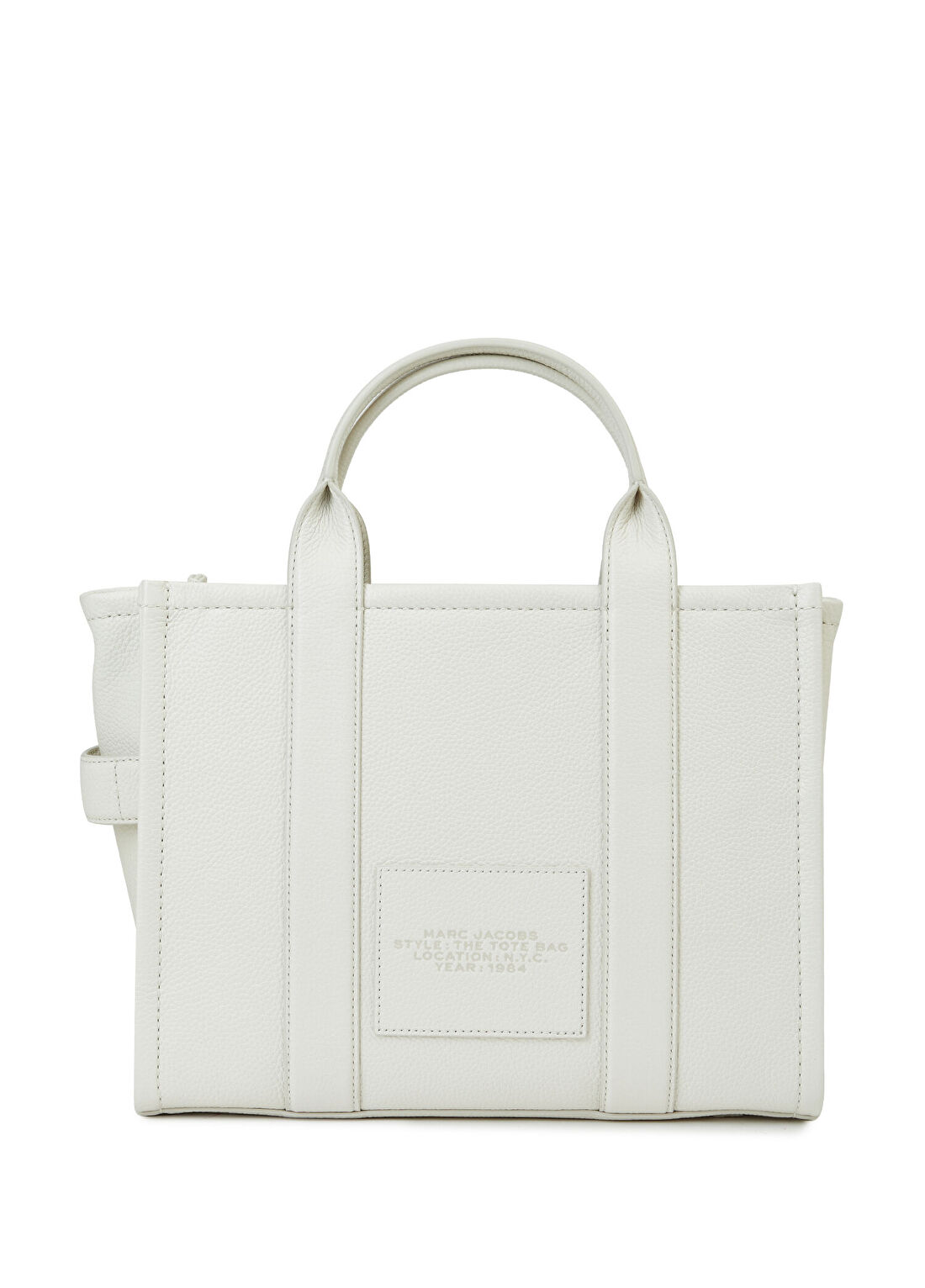 Marc Jacobs Medium Beyaz Silver Kadın Deri Çanta görsel 4