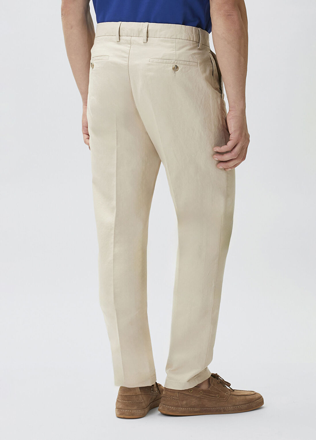 Network Taş Pilili Keten Karışımlı Chino Casual Pantolon görsel 3