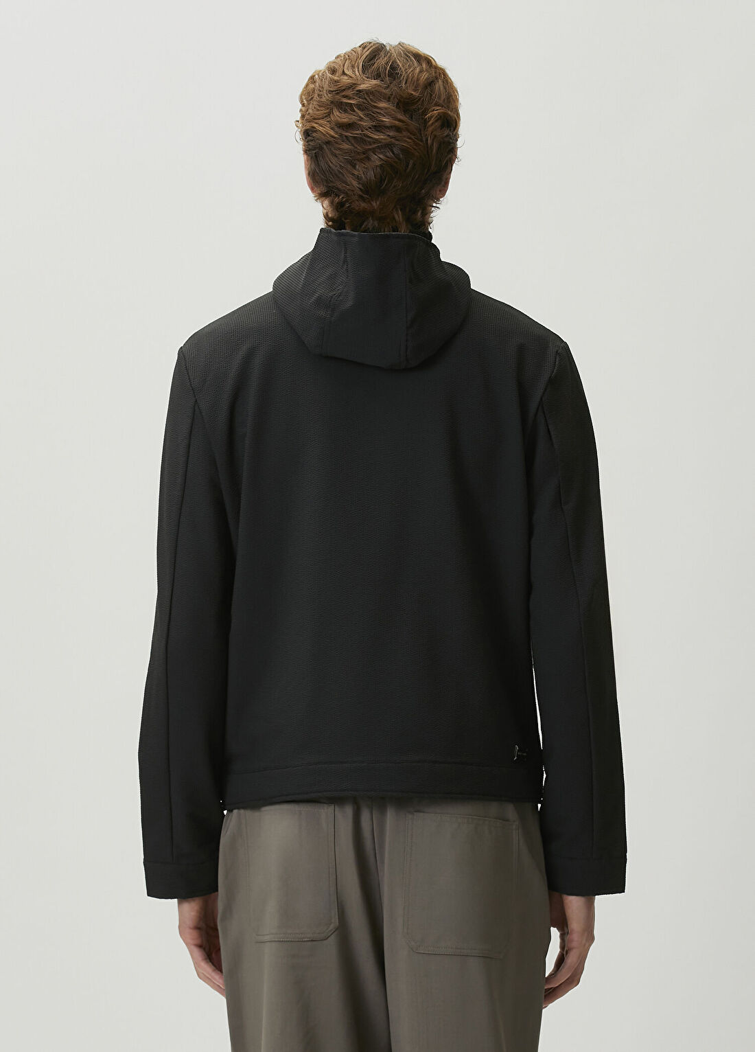 Emporio Armani Lacivert Kapüşonlu Sweatshirt görsel 4