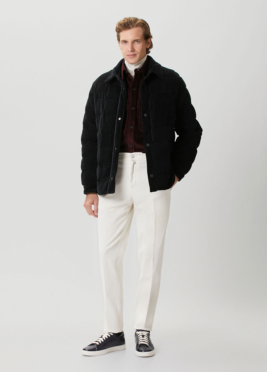Kiton Beyaz Pantolon