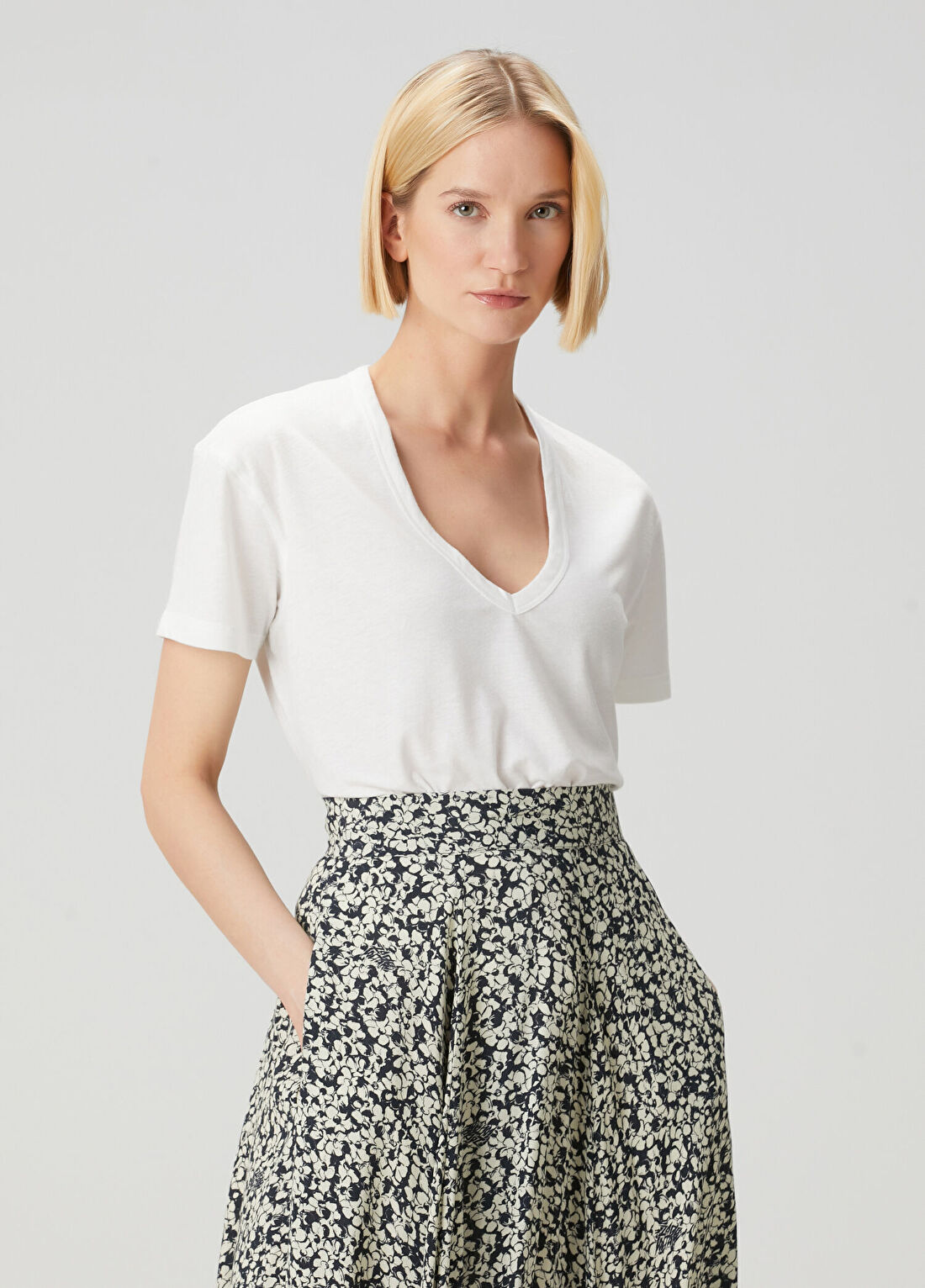 Zadig&Voltaire Marta Beyaz T-shirt