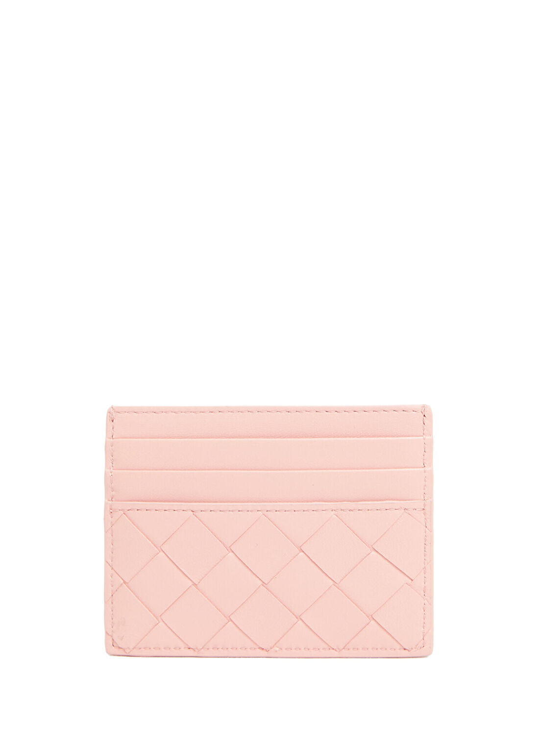 Bottega Veneta Intrecciato Pembe Kadın Deri Kartlık