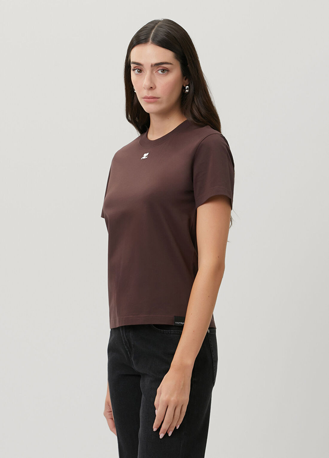 Courreges Kahverengi T-shirt