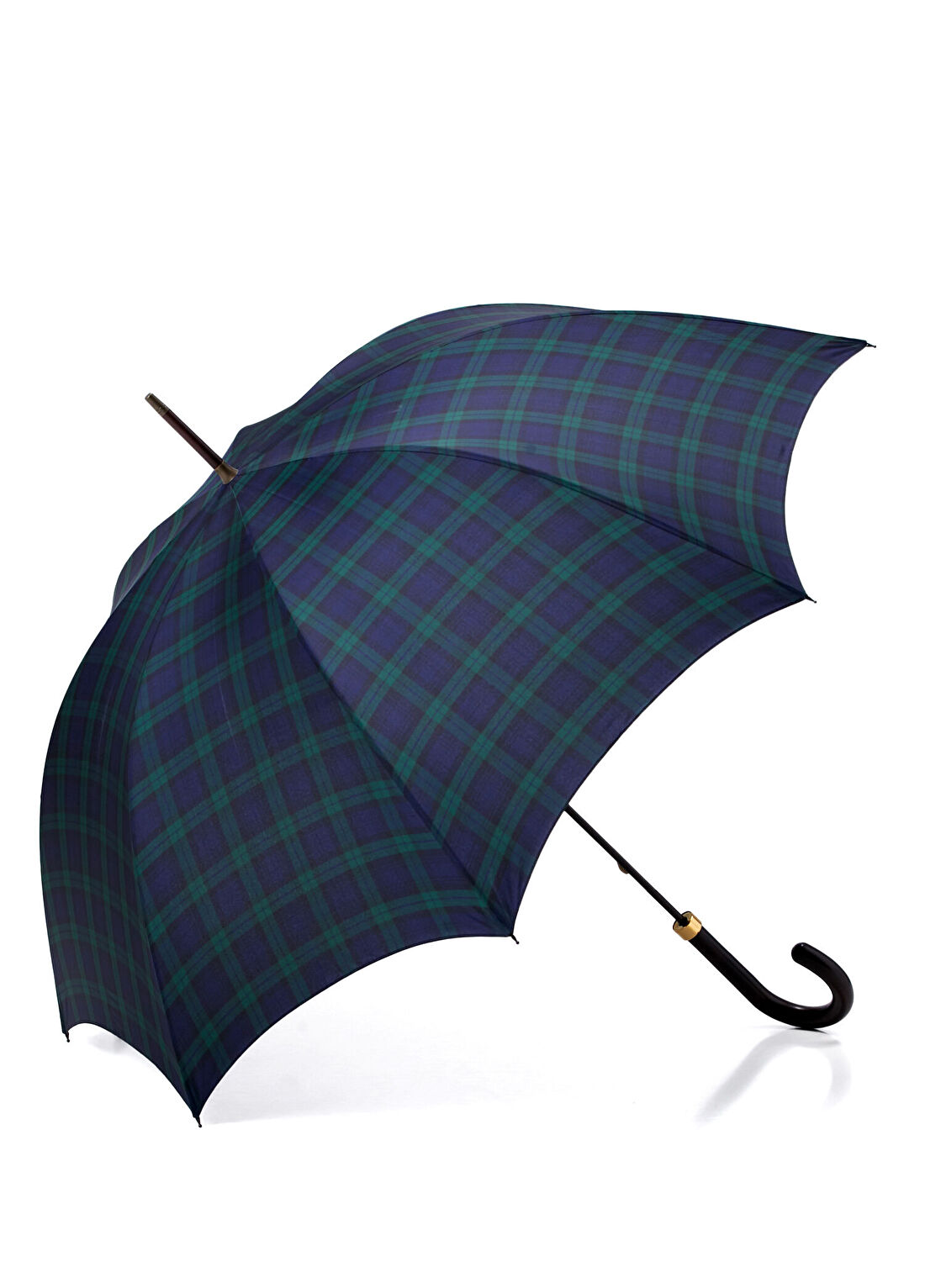 Fox Umbrellas Siyah Ekoseli Şemsiye