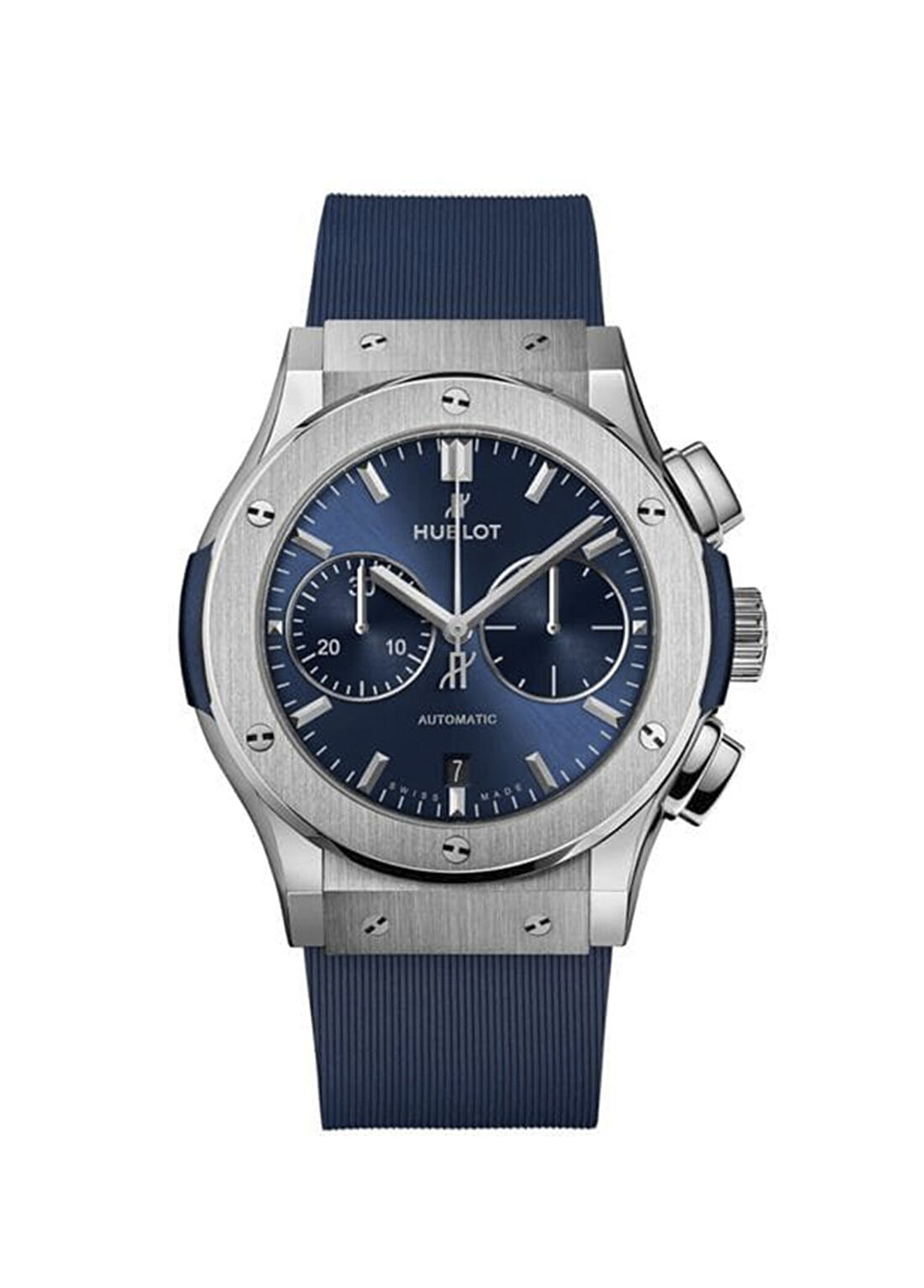 Hublot Classic Fusion Chronograph Titanyum Blue Saat