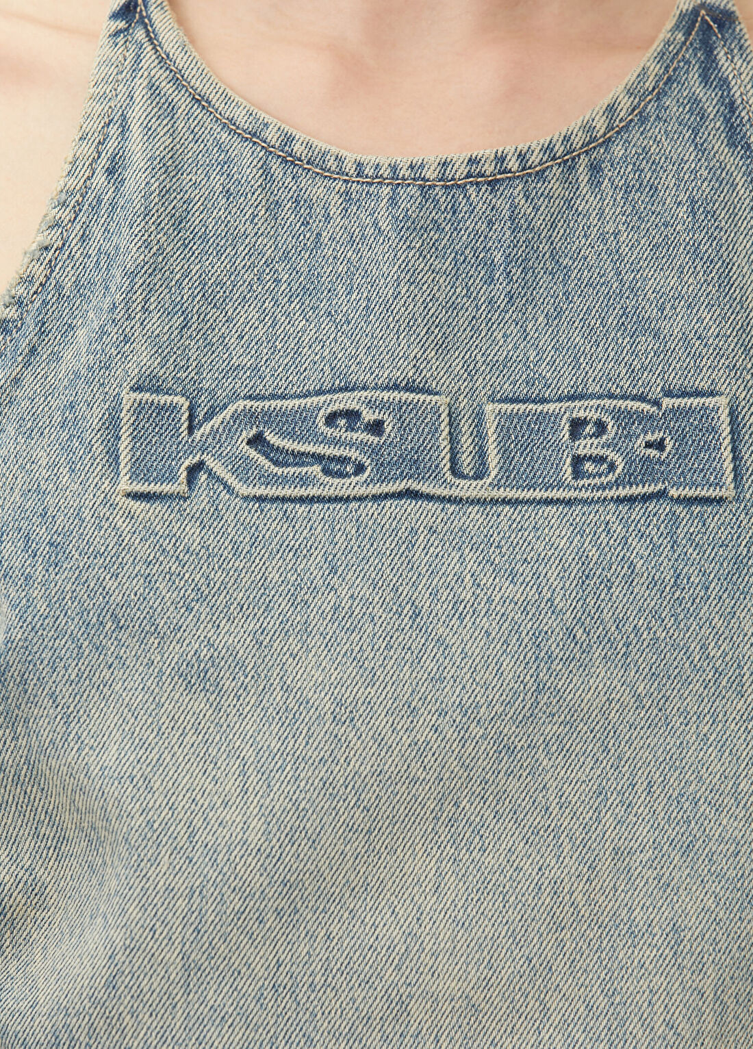 KSUBI Mavi Denim Bluz görsel 4