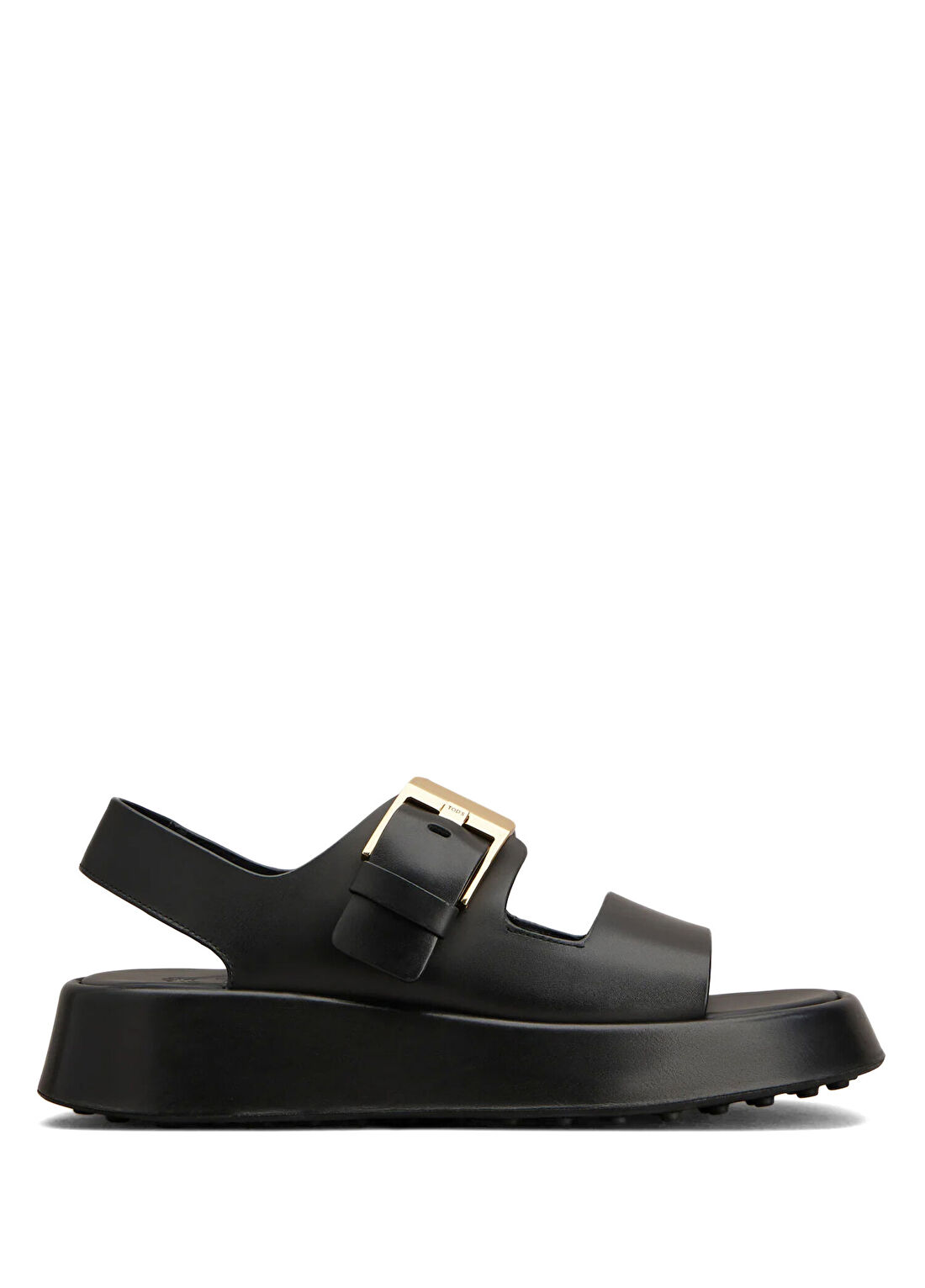 Tod's Siyah Kadın Deri Sandalet