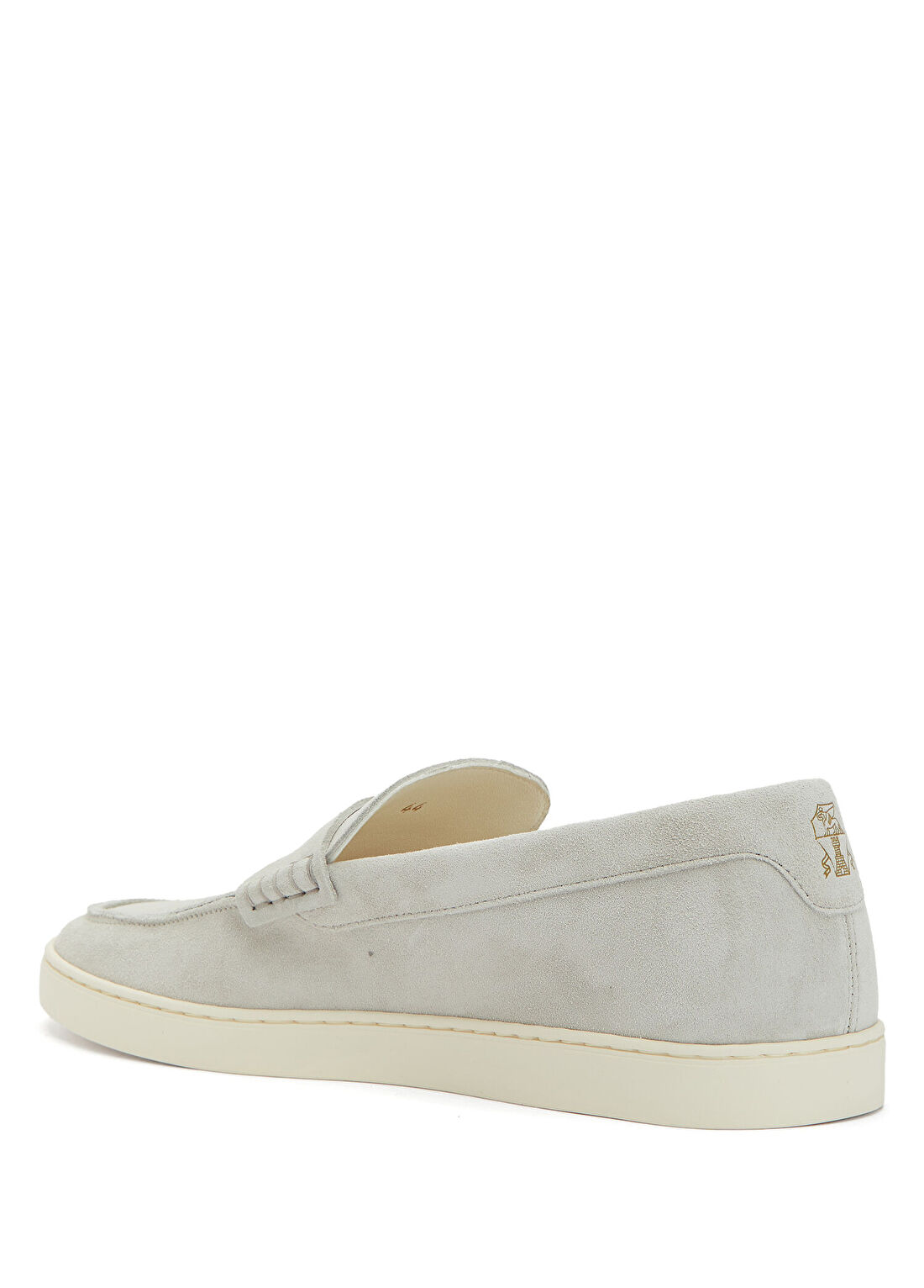 Brunello Cucinelli Kırık Beyaz Erkek Süet Loafer görsel 3