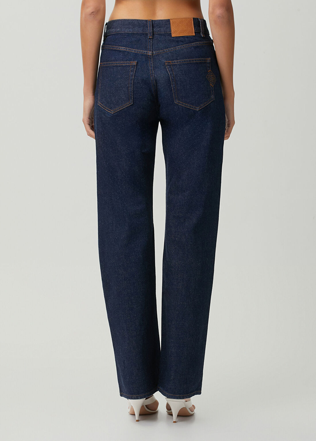 Casablanca Laurel Lacivert Jean Pantolon görsel 4