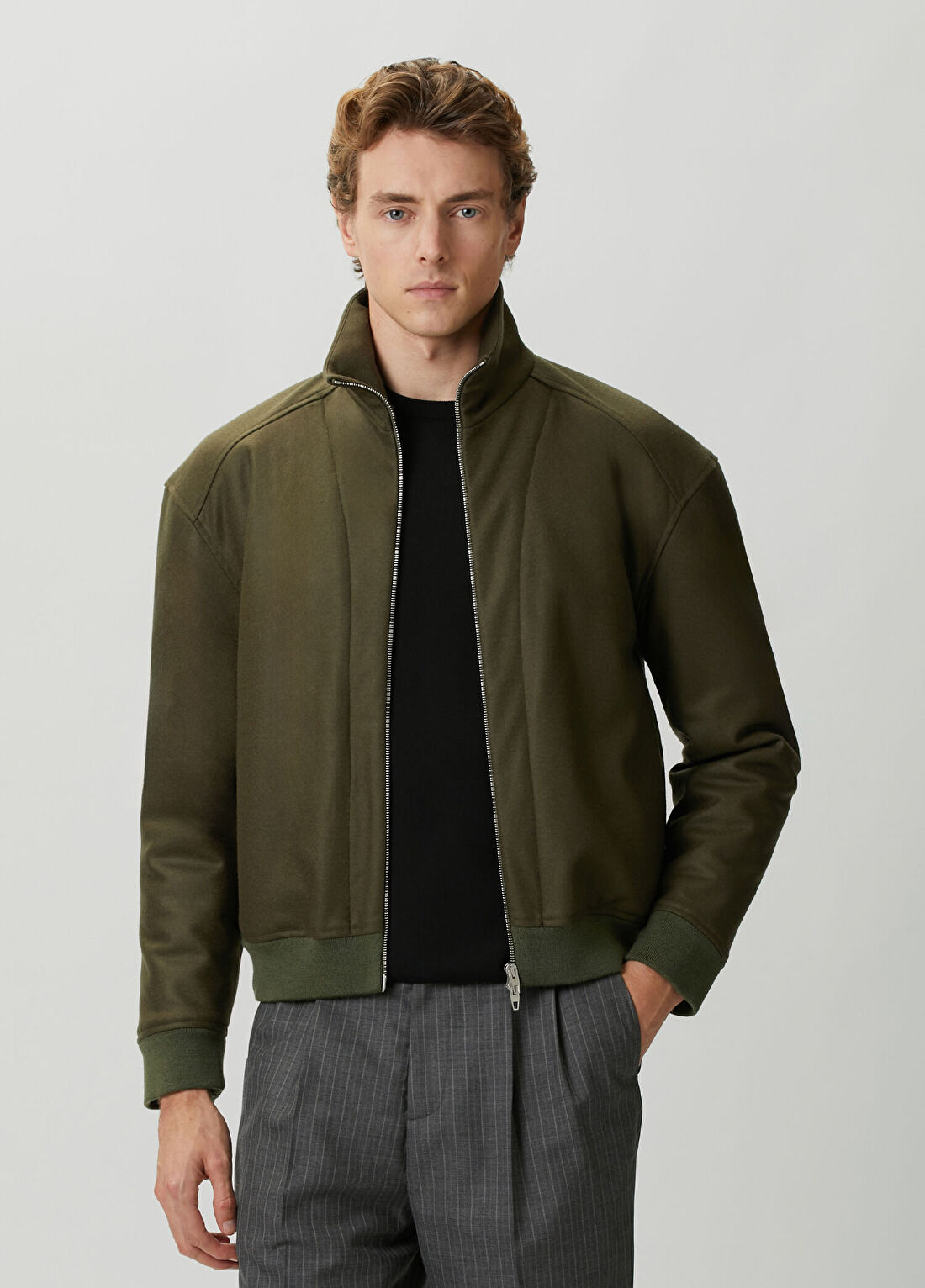 Jil Sander Haki Yün Ceket