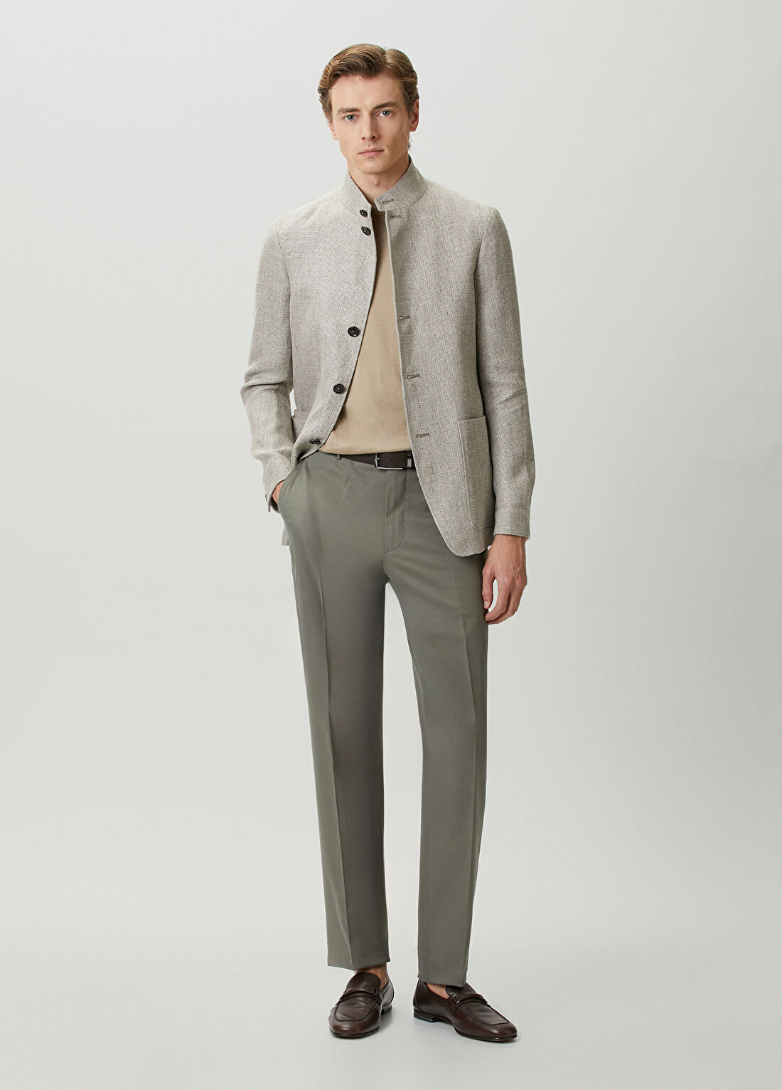 Zegna Gri Pantolon