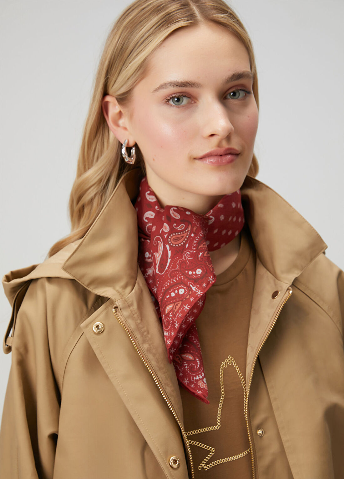 Beymen Club Bordo Kadın Bandana