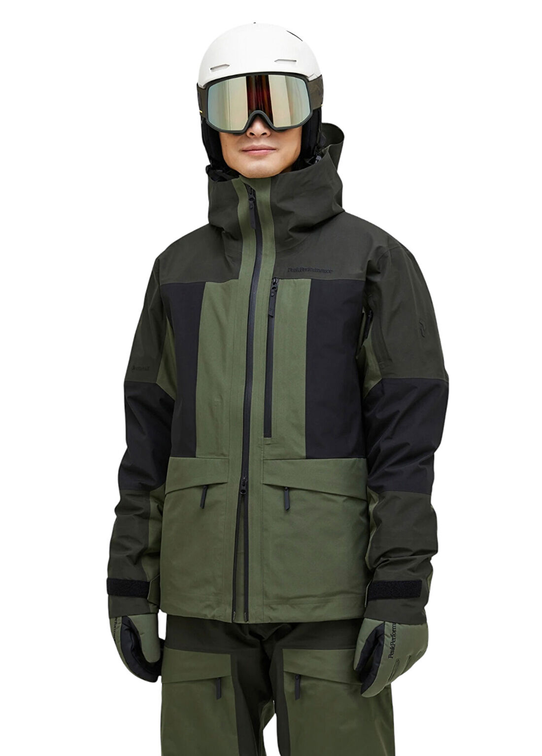 Peak Performance Gravity Gore-Tex 3L Yeşil Erkek Kayak Montu