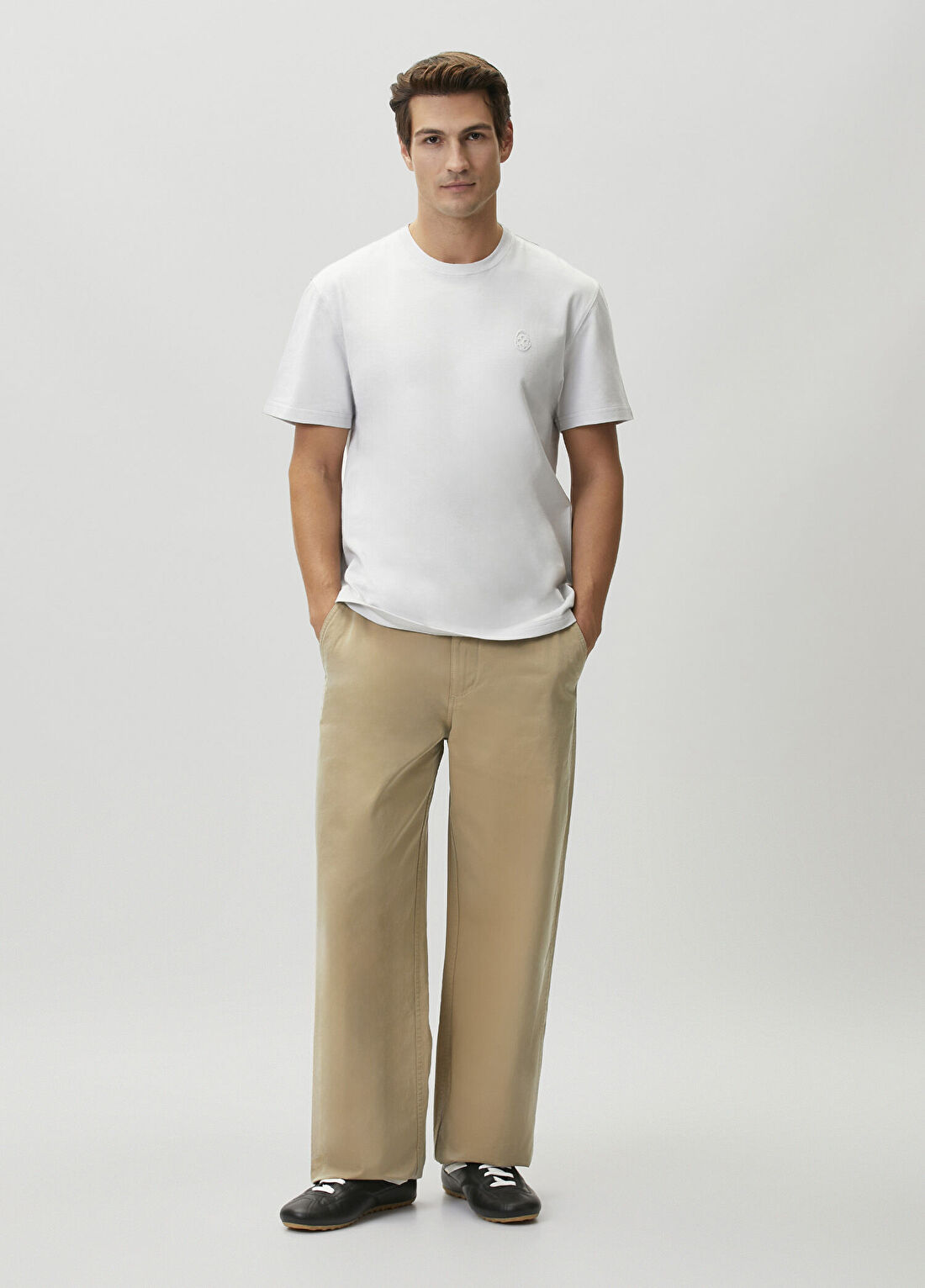 McQueen Açık Gri T-shirt