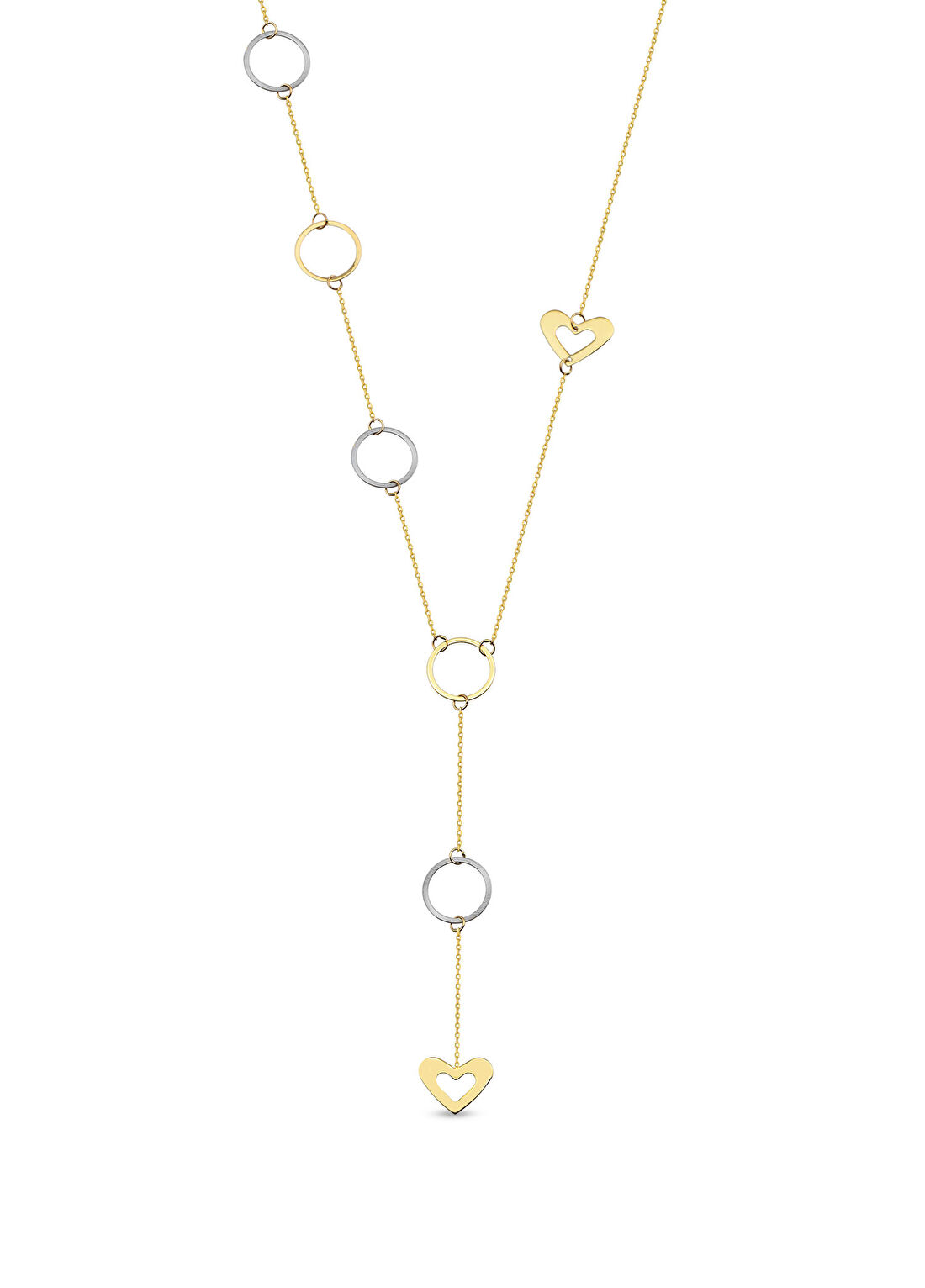 Orena Jewelry Station Kalp 14 Ayar Kadın Altın Kolye